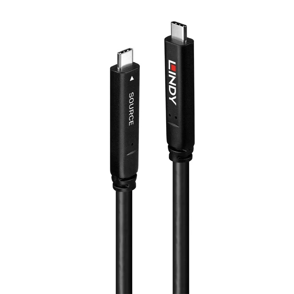 Lindy 43393 8M USB 3.2 Gen 1 DP 1.4 Type C Hybrid Cable