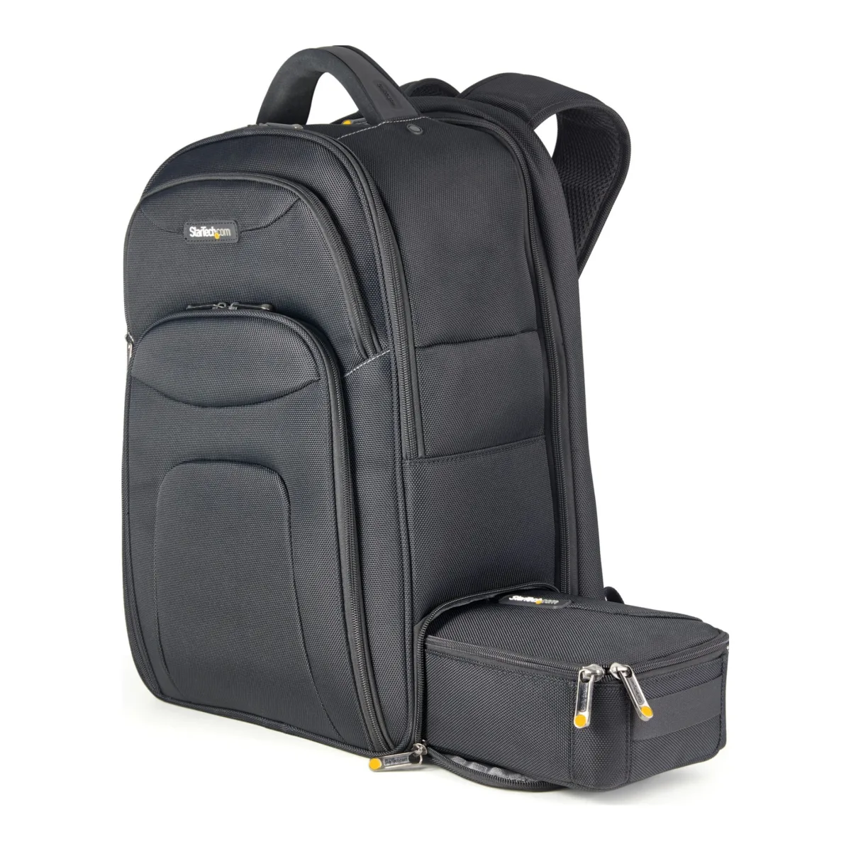Startech 17.3" Laptop Backpack with Removable Accessory Organizer Case - Professional IT Tech Backpack for Work/Travel/Commute - Ergonomic Computer Bag - Durable Ballistic Nylon - Notebook/Tablet Pockets - Notebook carrying backpack - 17.3
