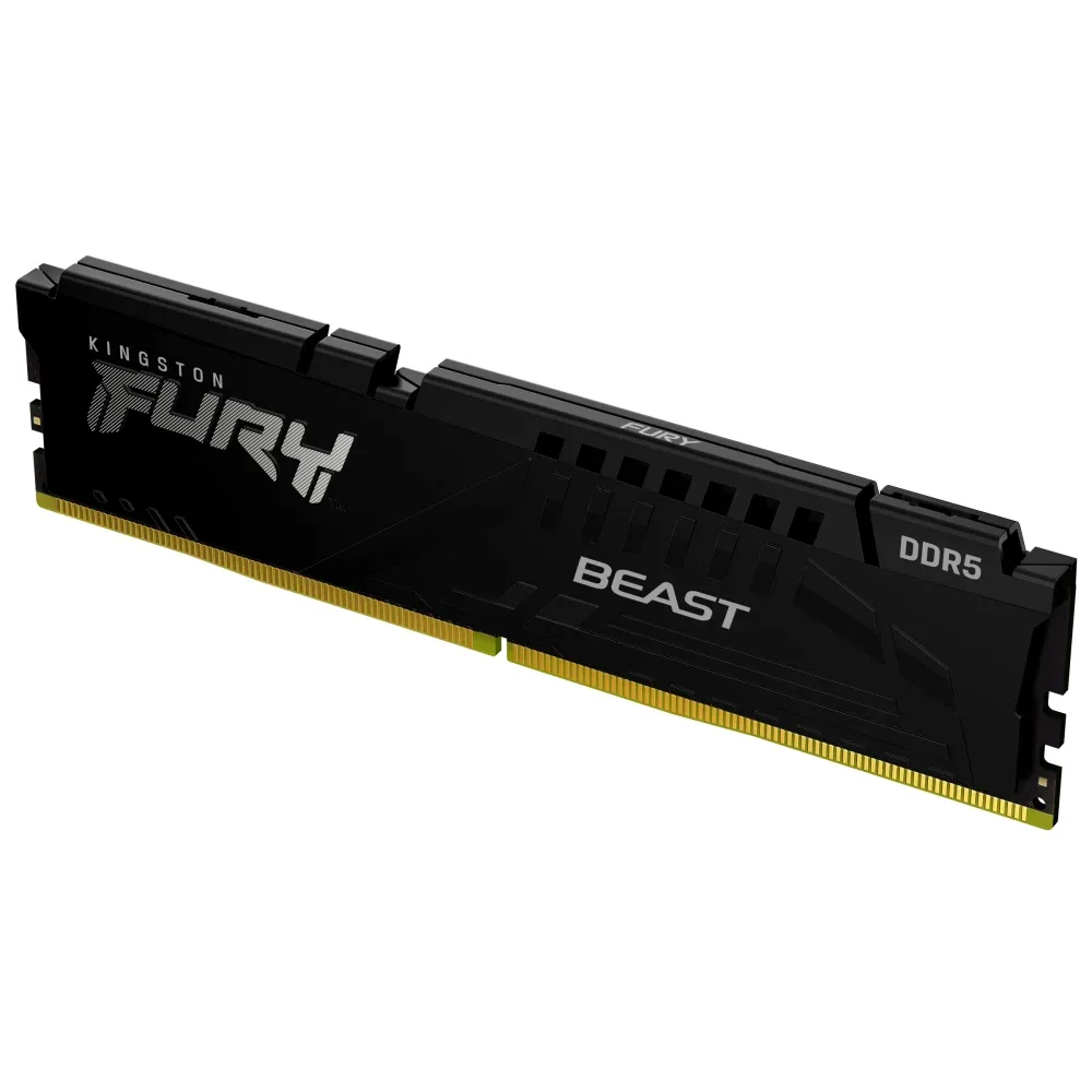 Kingston FURY Beast KF556C36BBE-16 16GB (1x 16GB) DIMM System Memory, 5600MHz, DDR5, CL36, Black, Intel XMP, AMD EXPO