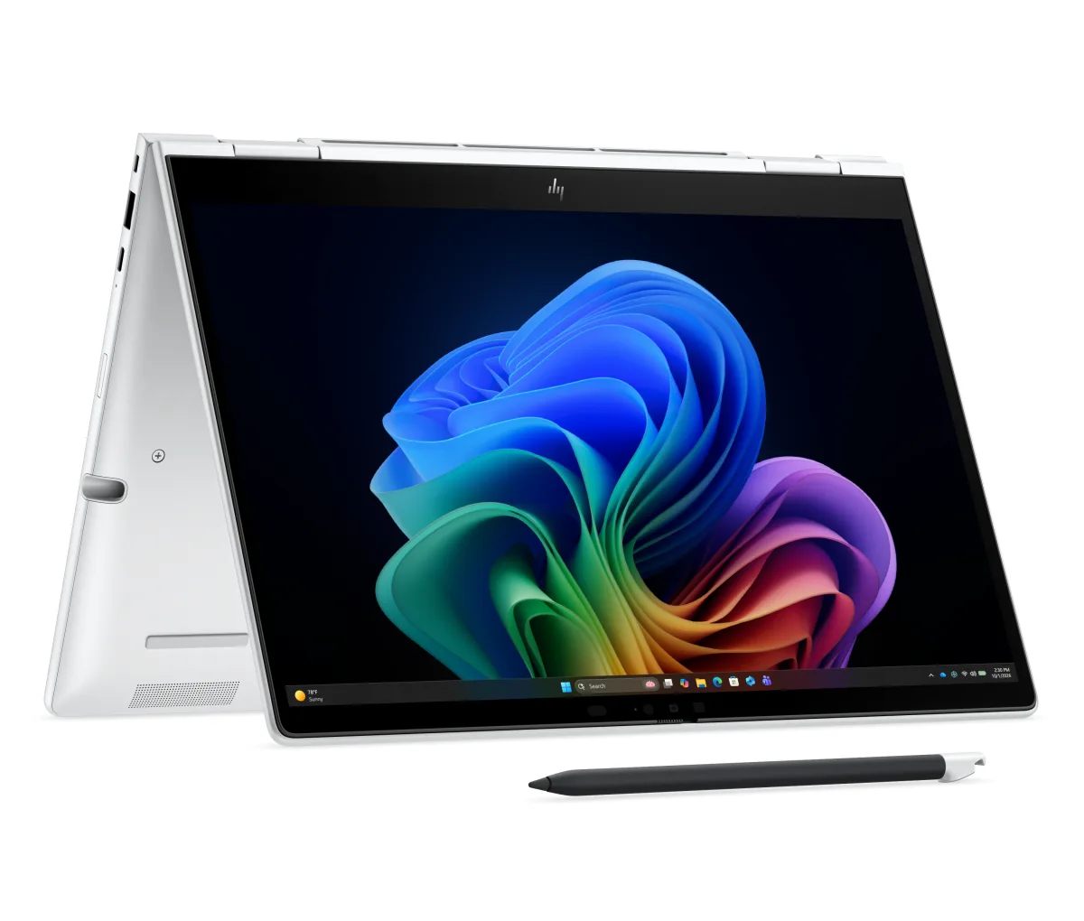 HP EliteBook 8 Flip G2i Notebook Next Gen - Copilot+ PC - flip design - Intel Core Ultra 7 - 356H / up to 4.7 GHz - Win 11 Pro - Intel Graphics - 32 GB RAM - 1 TB SSD NVMe - 13.3" IPS touchscreen HP SureView 6 1920 x 1200 - NFC, Wi-Fi 7, Bluetooth 6.0 - 5G - glacier silver - kbd: UK - with HP Wolf Pro Security Edition (1 year)