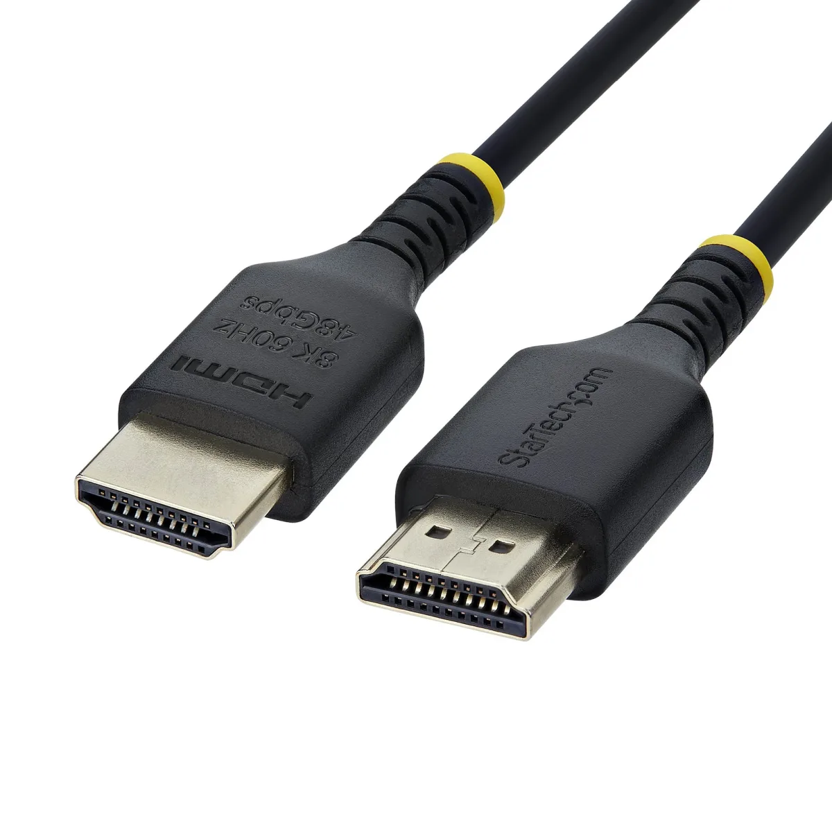 Startech - Ultra High Speed - HDMI cable - HDMI male to HDMI male - 1 m - shielded - black - slim, 4K120Hz support, 8K60Hz support, eARC, flexible, HDR10 support, up to 48 Gbps data transfer rate, passive