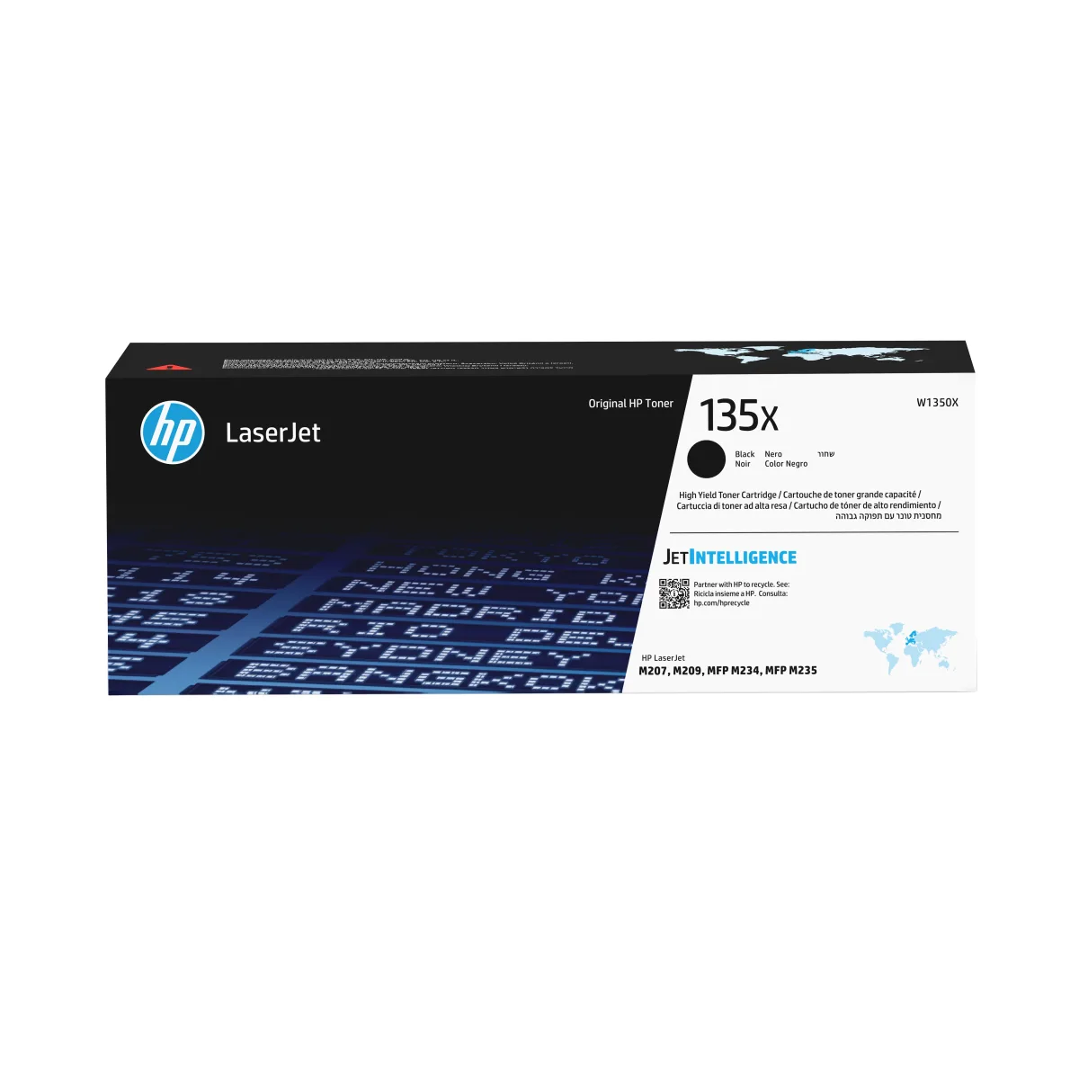 HP 135X - High Yield - black - original - LaserJet - toner cartridge (W1350X) - for LaserJet M209, MFP M234