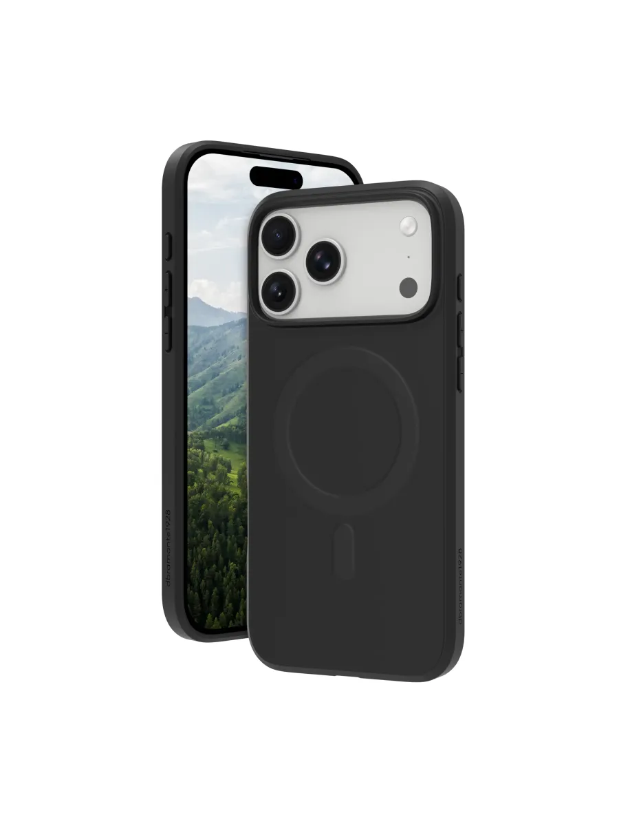 dbramante1928 Greenland Pro - Protective cover for mobile phone - MagSafe compatibility - plastic - night black - for Apple iPhone 17 Pro Max, 18 Pro Max