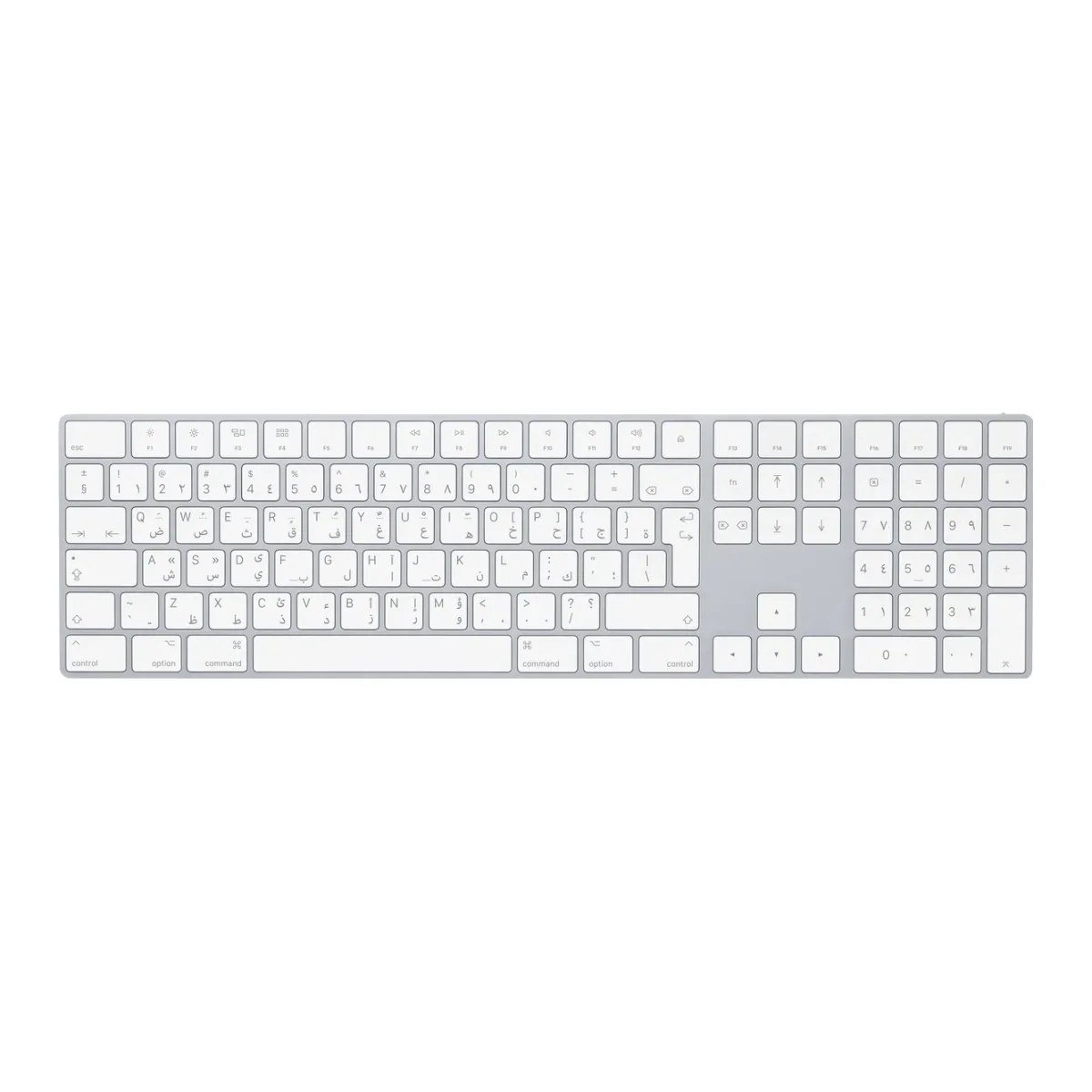 Apple Magic Keyboard with Numeric Keypad - Keyboard - wireless - Bluetooth - QWERTY - Arabic/English
