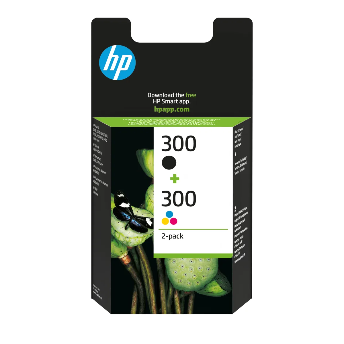 HP 300 - CN637EE - 1 x Black,1 x Cyan,1 x Magenta,1 x Yellow 1 x Multipack- - Ink cartridge