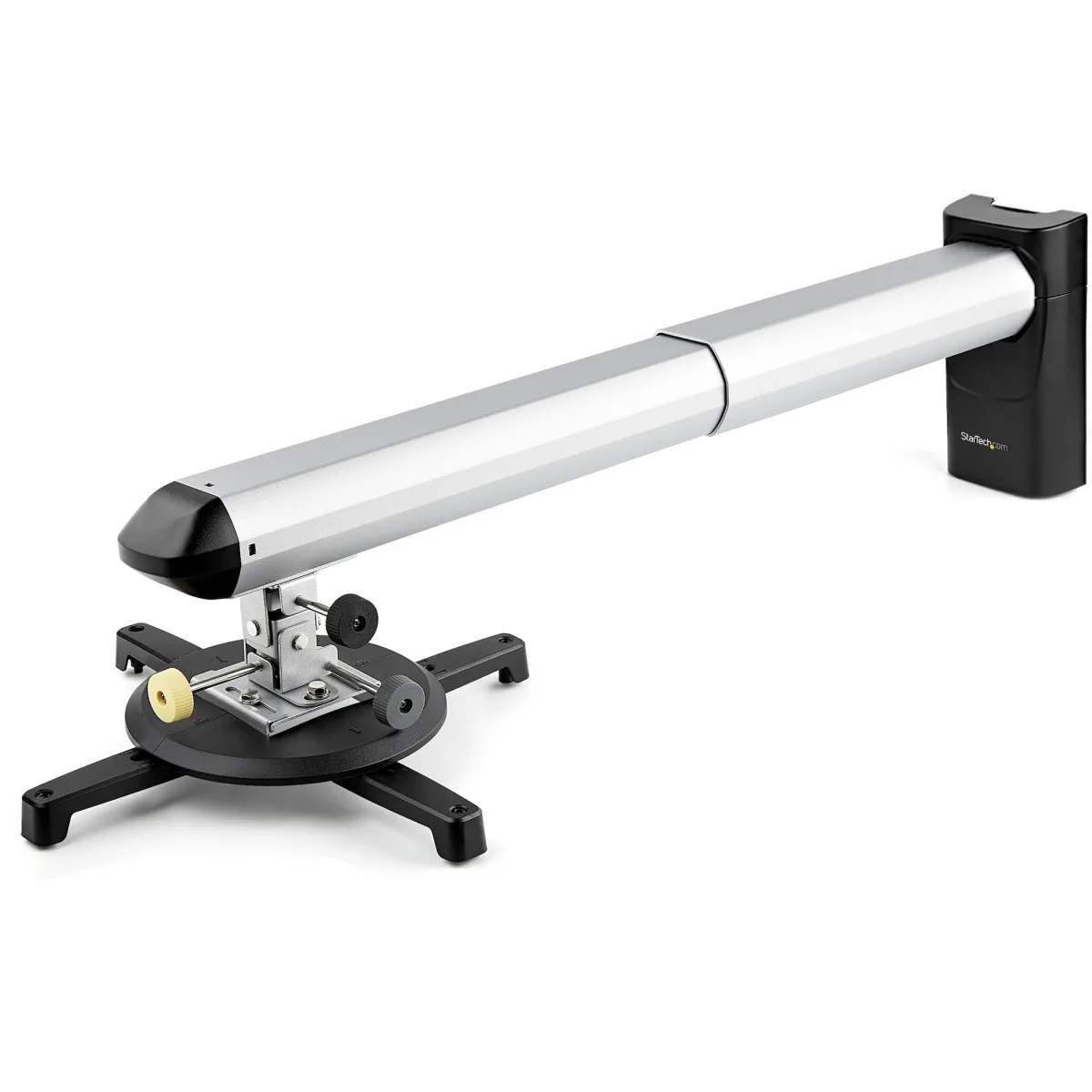 Startech Universal Projector Wall Mount, Projector Mount supports Short & Ultra Short Throw Projectors up to 33lb (15kg), Tilt/Swivel/Rotate, Adjustable height 16.5" to 27.7" from Wall - In-wall Cable Routing (PROJWALLMNT)