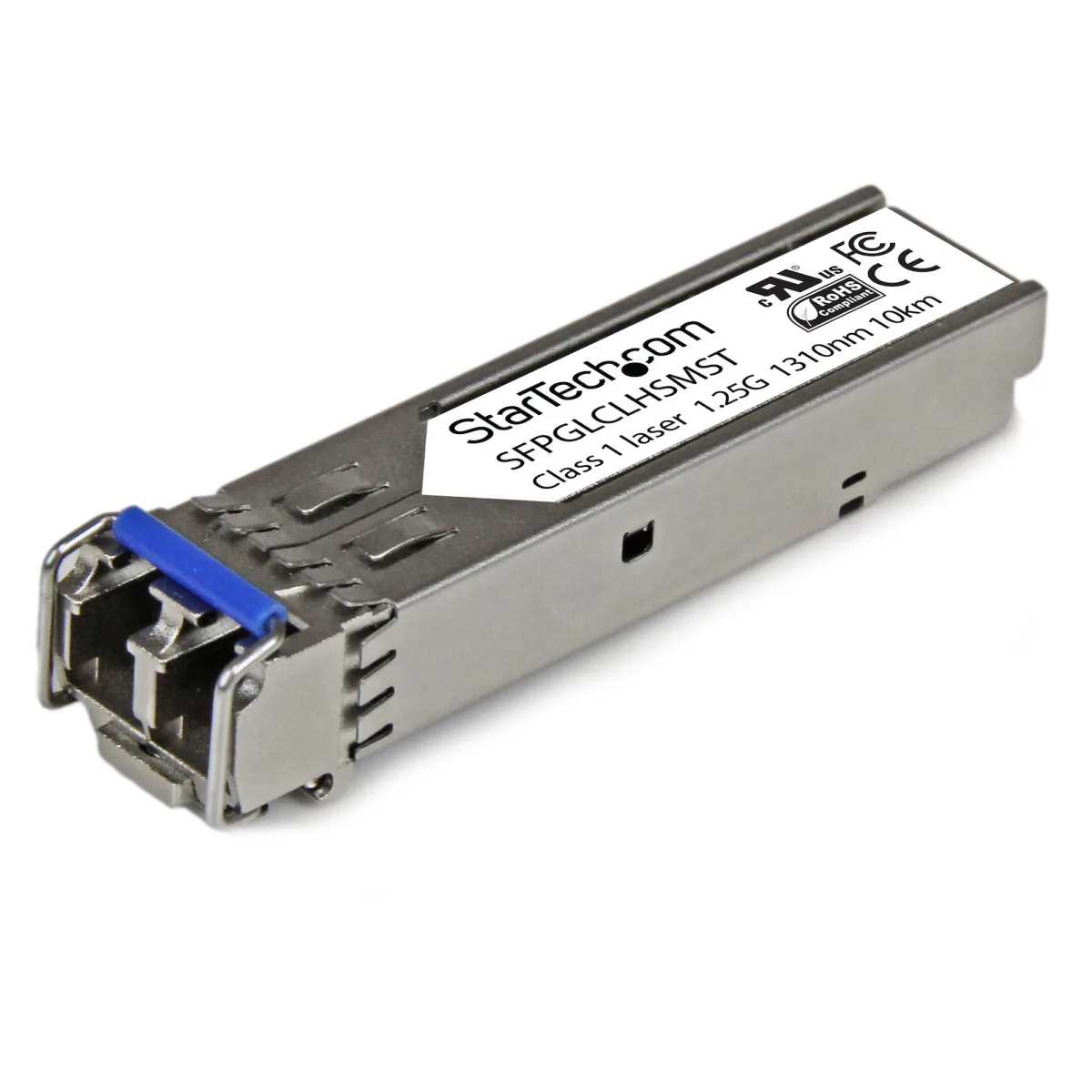 Startech Cisco GLC-LH-SM Compatible SFP Module, 1000BASE-LX/LH, 1GE Gigabit Ethernet SFP, LC Connector, 10km, 1310nm, Cisco IE3400, IE3300, IE3200, Mini GBIC Transceiver SFP Module - Lifetime Warranty (SFPGLCLHSMST)