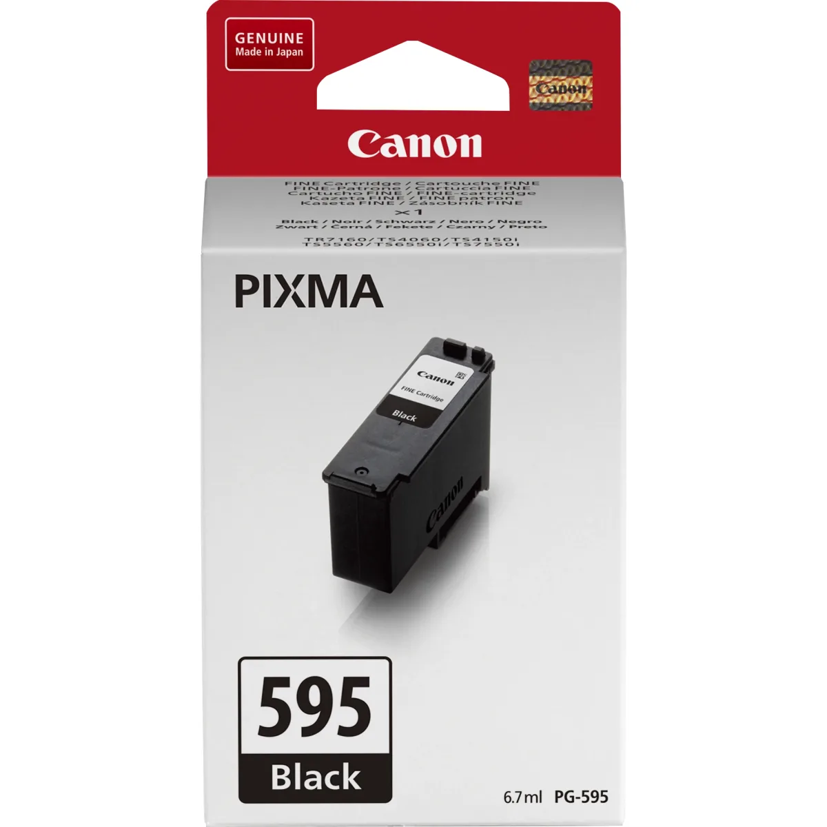 Canon PG-595 - Black - original - hanging box - ink cartridge - for PIXMA TS6550i