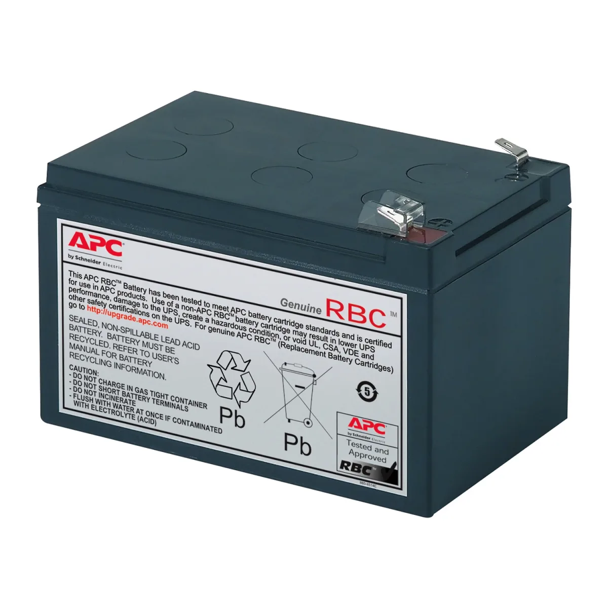 APC Replacement Battery Cartridge #4 - UPS battery - 1 x battery - Lead Acid - black