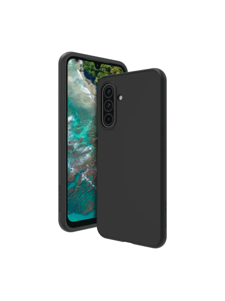 dbramante1928 Costa Rica - Back cover for mobile phone - plastic, silicone - night black - for Samsung Galaxy A36