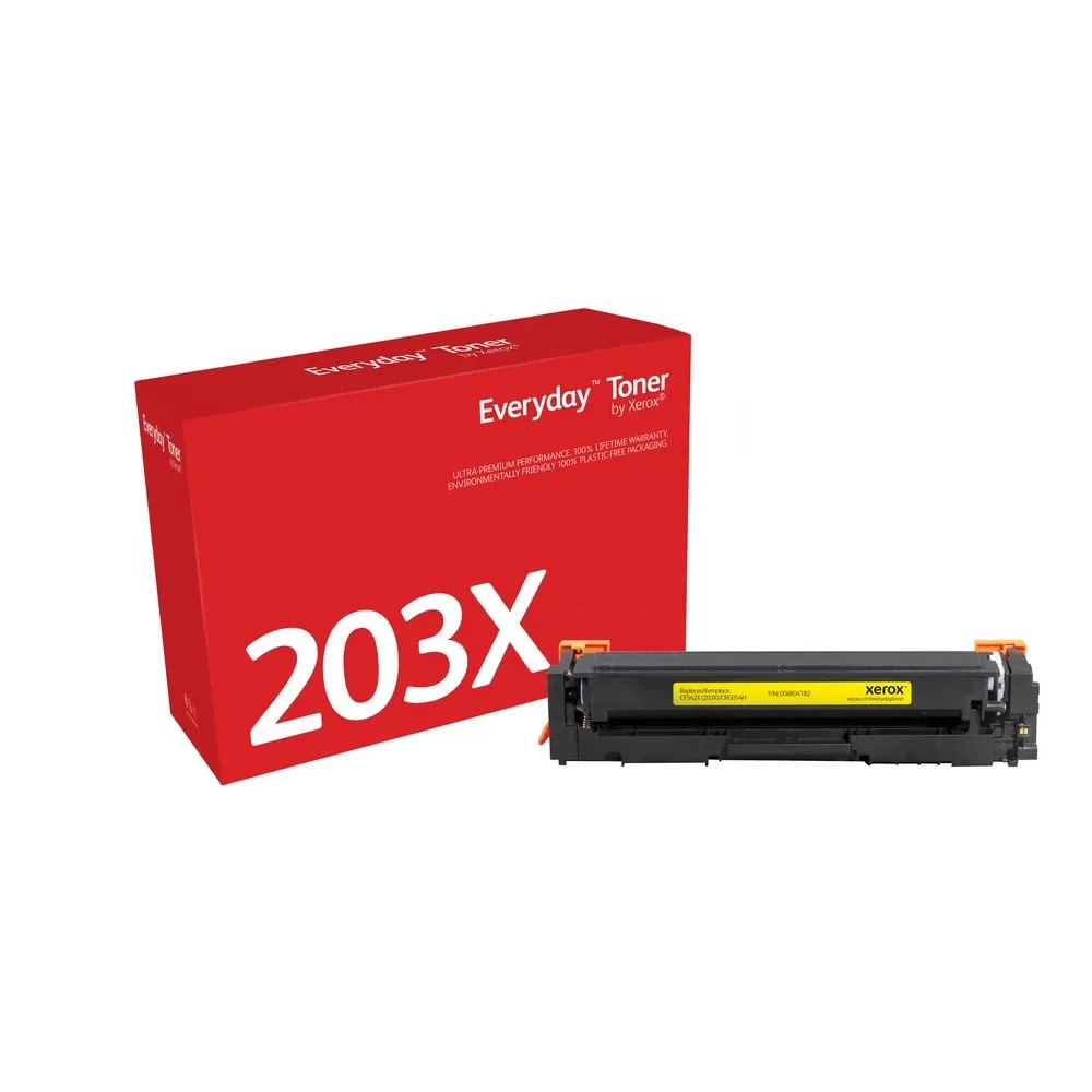 Xerox 006R04182 Toner High Yield Yellow Cartridge Equivalent to Hp 203X