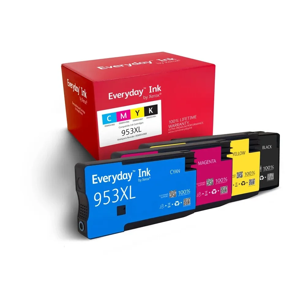 Xerox 006R04988 Everyday Remanufactured Ink Replaces Hp 953XL Cmyk