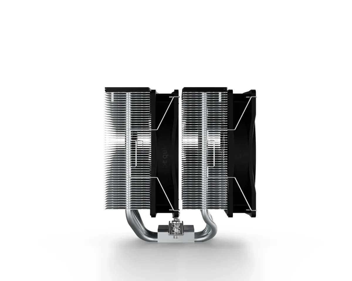 be quiet! Pure Rock Pro 3 CPU Cooler, Universal Socket, 2 x Pure Wings Fans, 2000RPM, only 34.8dB(A) at maximum fan speed, 250W TDP, 3-year manufacturer's warranty
