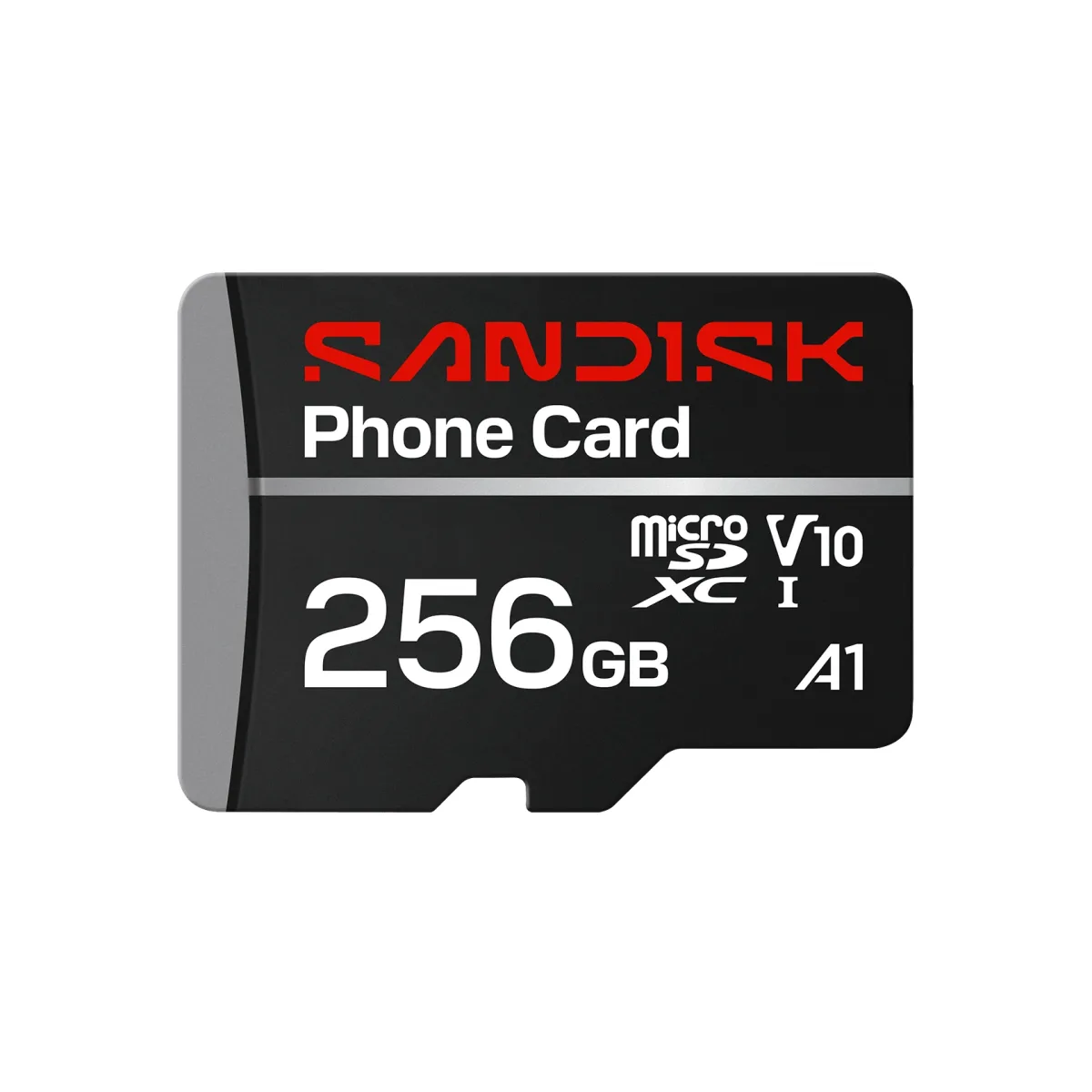 Phone Card microSDXC 256GB UHS-I 200MB/s R V10 U1 A1