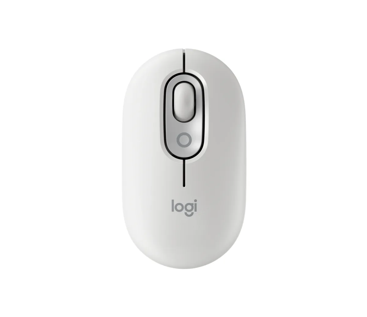 Logitech POP - Mouse - customisable emoji - optical - 4 buttons - wireless - Bluetooth 5.1 LE - off-white