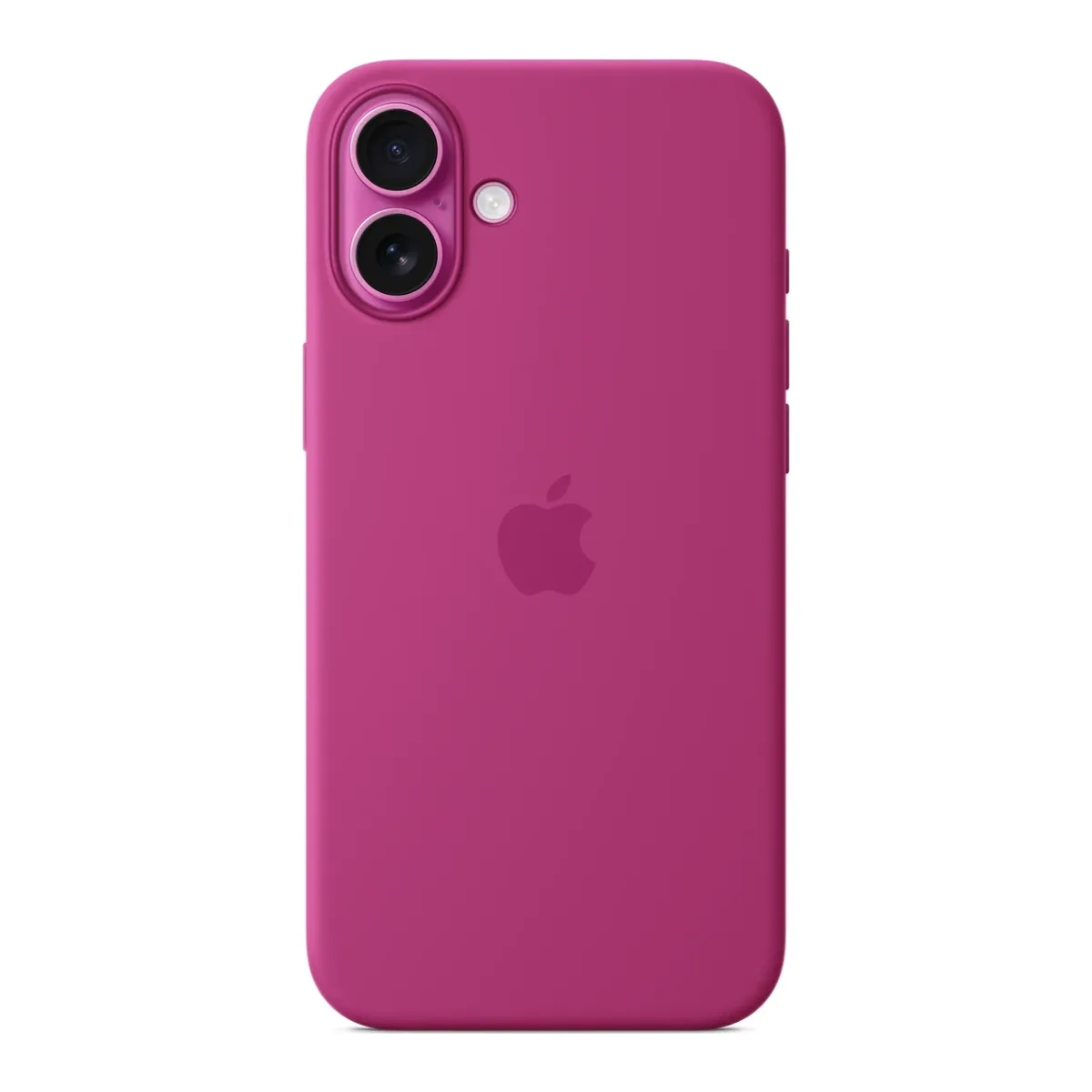 Apple - Protective cover for mobile phone - MagSafe compatibility - silicone - Fuchsia - for iPhone 16 Plus