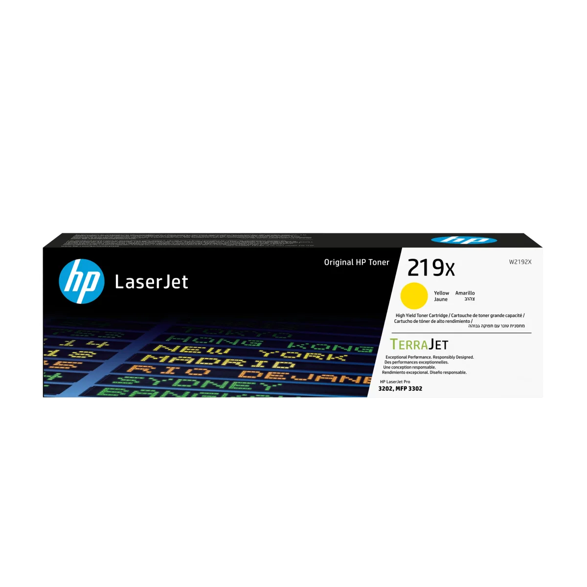 HP 219X HIGH YIELD YELLOW ORIGINAL LASERJET TONER CARTRIDG
