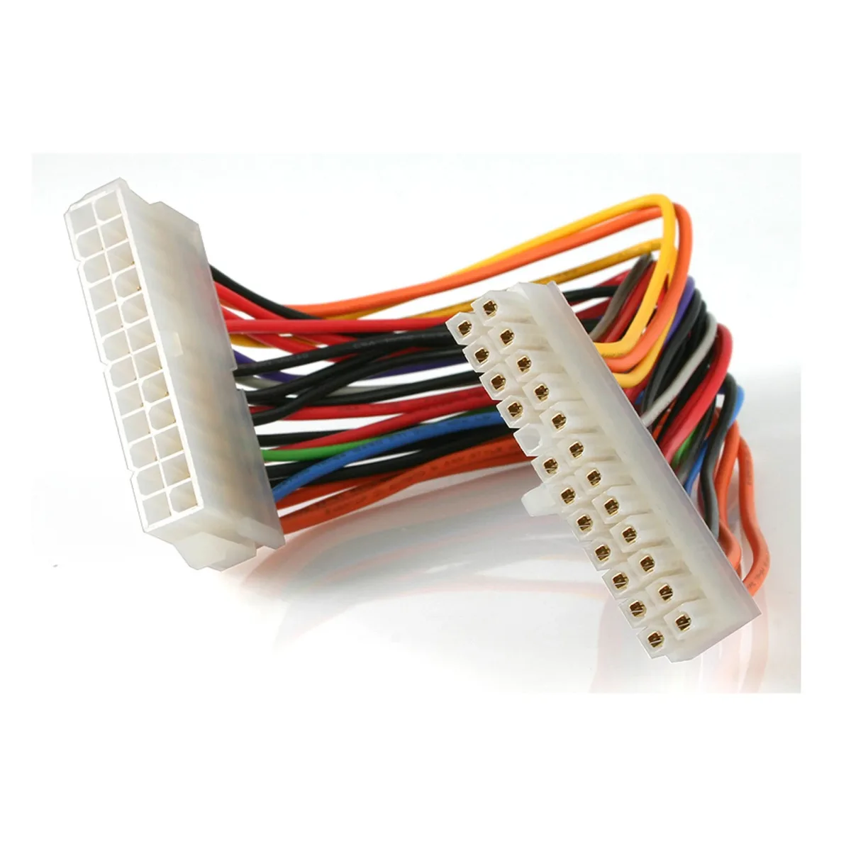 StarTech 8in 24 Pin ATX 2.01 Power Extension Cable - Power extension cable - 24 pin ATX (M) to 24 pin ATX (F) - 7.9 in - ATX24POWEXT - Power extension cable - 24 pin ATX (M) to 24 pin ATX (F) - 20 cm