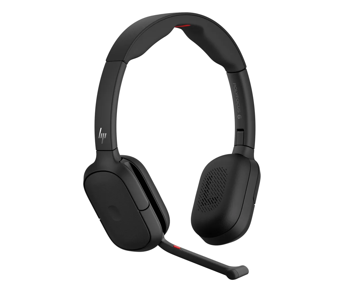 HP Poly Focus 625 - Headset - on-ear - Bluetooth - wireless - active noise cancelling - USB-C via Bluetooth adapter - black - Certified for Microsoft Teams Open Office, Certified for Microsoft Teams, Google Meet Certified, Zoom Workplace Headset Certified, Zoom Workplace Contact Centre Headset Certified, Microsoft Teams Native Bluetooth Certified
