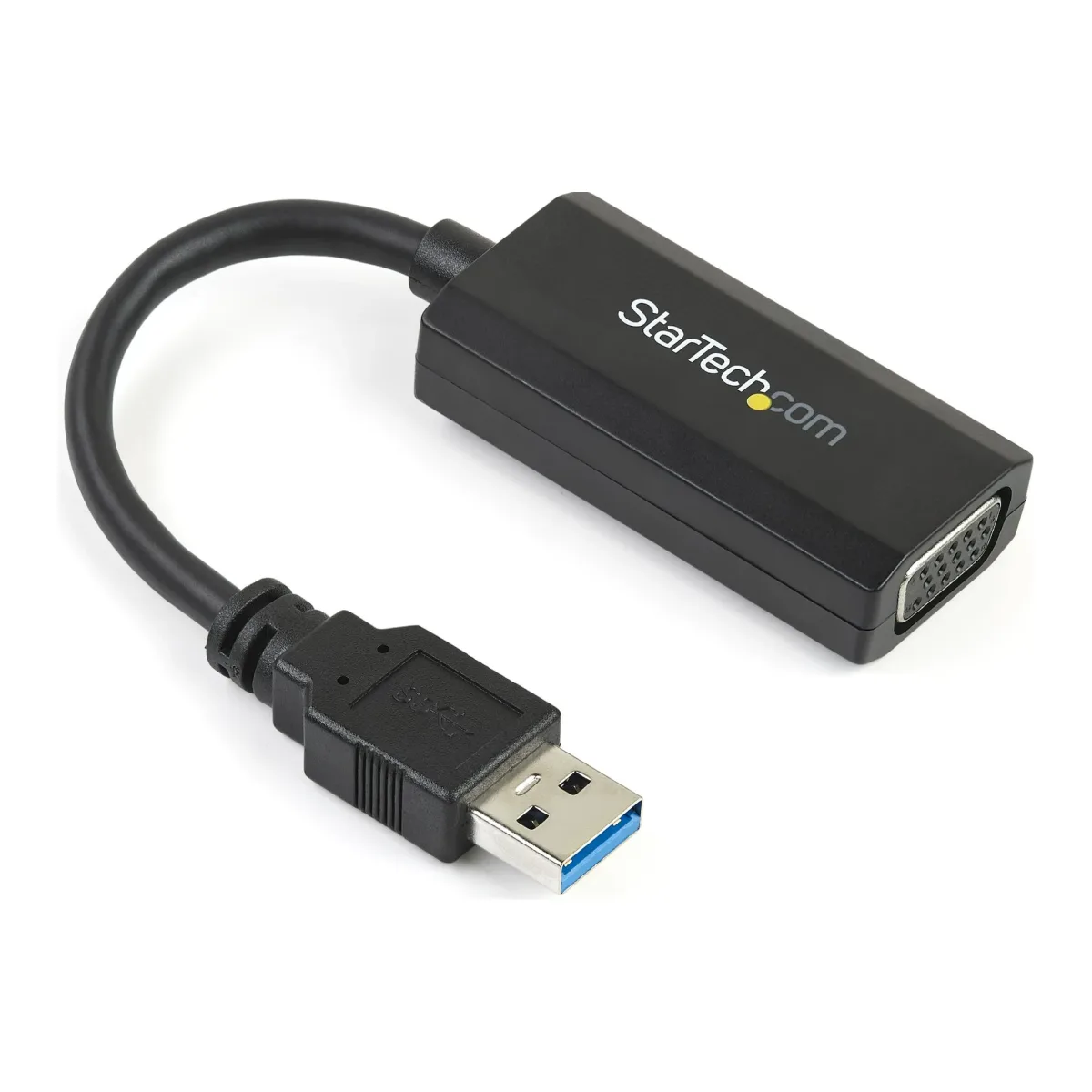 StarTech USB 3.0 to VGA Display Adapter 1920x1200, On-Board Driver Installation, Video Converter with External Graphics Card - Windows (USB32VGAV) - USB / VGA adapter - USB Type A (M) to HD-15 (VGA) (F) - USB 3.0 - 19.5 m - 1920 x 1200 (WUXGA) support - for P/N: MXT101MM