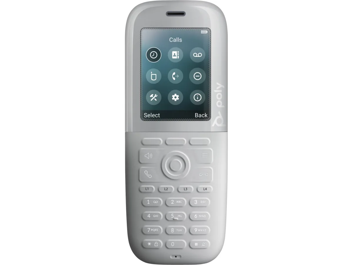 HP Poly Rove 40 - Cordless extension handset with caller ID - DECT - 3-way call capability - 20-line operation - white