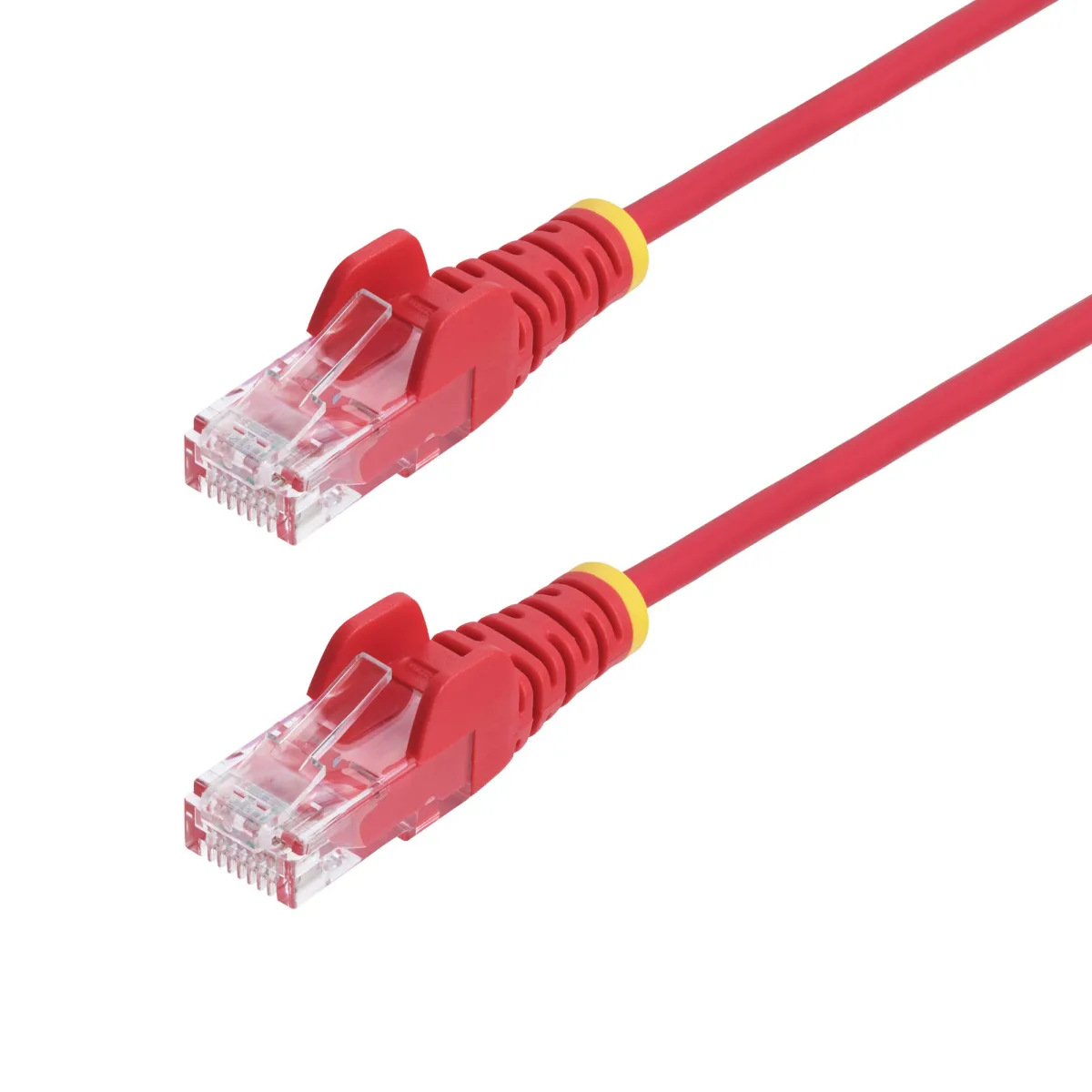 Startech 5m Red Slim CAT6 Ethernet Cable, Snagless, 28AWG, LSZH - Patch cable - RJ-45 (M) to RJ-45 (M) - 5 m - 3.6 mm - UTP - CAT 5/5e/6 - IEEE 802.3bt - halogen-free, snagless, stranded copper - red