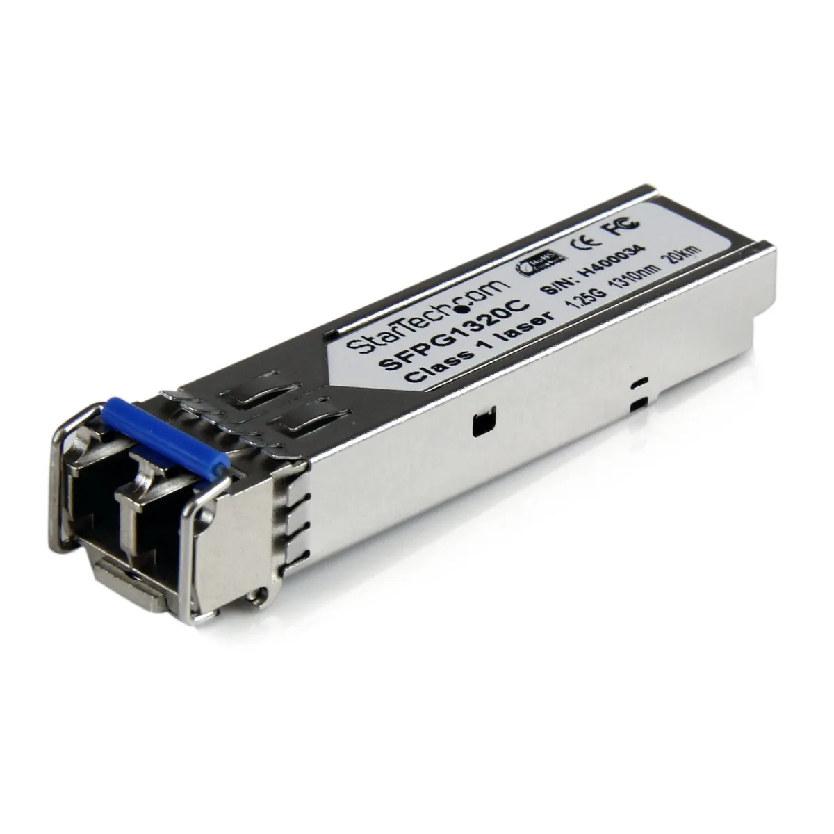 Startech Cisco GLC-LH-SMD Compatible SFP Module 1000BASE-LH 1GbE Single Mode (SMF) Fiber SMF Optic Transceiver 1GE Gigabit Ethernet SFP LC 20km, 1310nm, DDM, Cisco Firepower, IE2000 - Lifetime Warranty (SFPG1320C)
