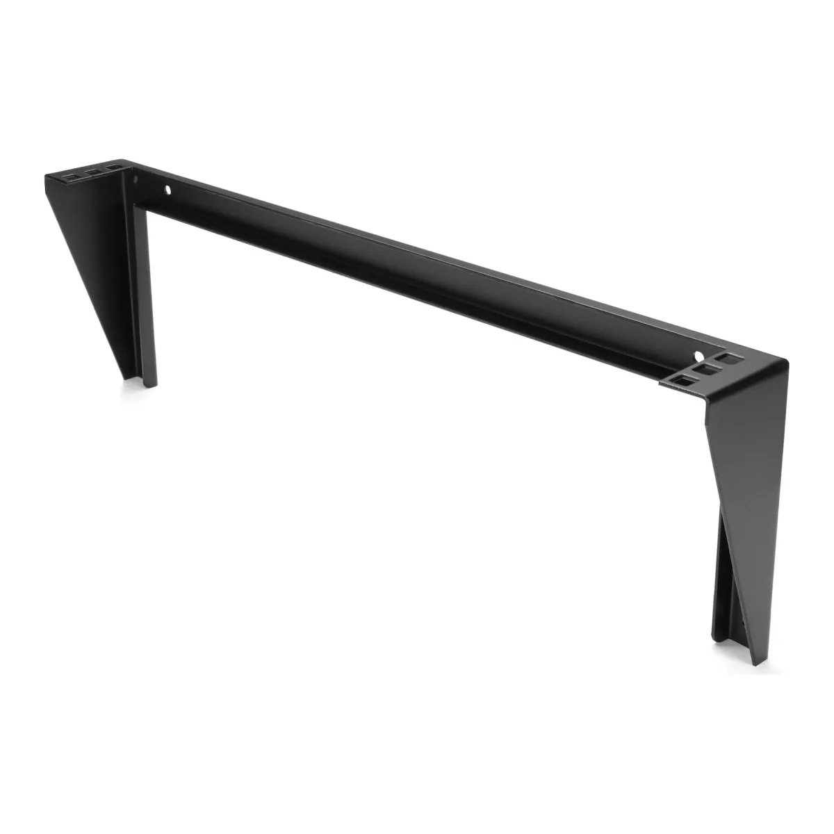 Startech 1U Wall Mount Patch Panel Bracket - 19 in - Steel - Vertical Mounting Bracket for Networking and Data Equipment (RK119WALLV) - Mounting bracket - wall mountable - black - 1U - 19" - for P/N: SV831DUSBUK