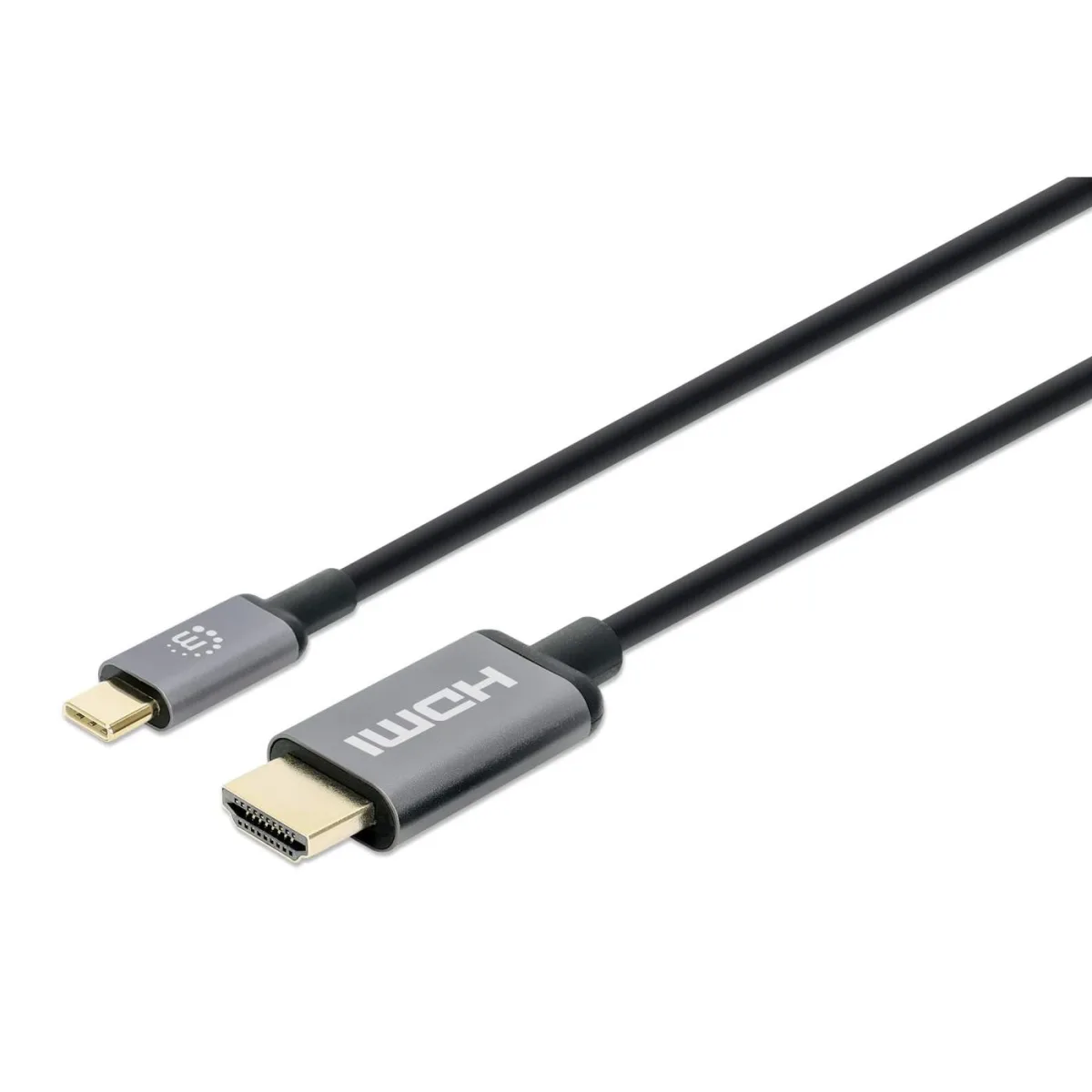 Manhattan 151764 USB-C to HDMI Cable 2M- Male/Male 4K/60HZ Black Polybag