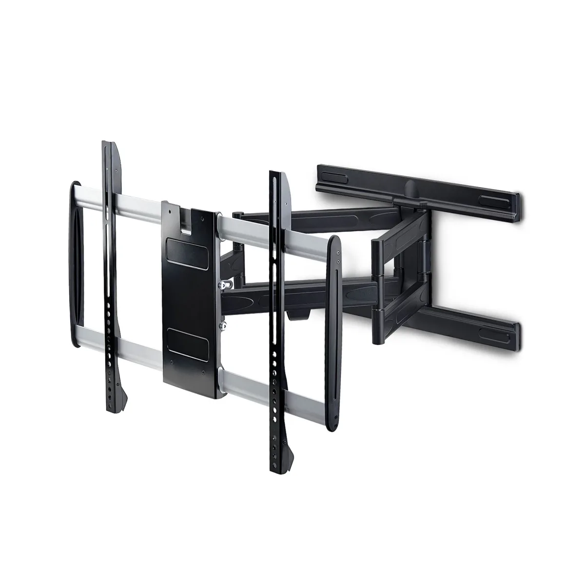 Startech - Mounting kit (wall mount, 2 vertical brackets) - articulating - for flat panel - low profile, VESA 600x400, 45Kg - aluminium, steel - black, silver - screen size: 32"-65" - wall-mountable - TAA Compliant