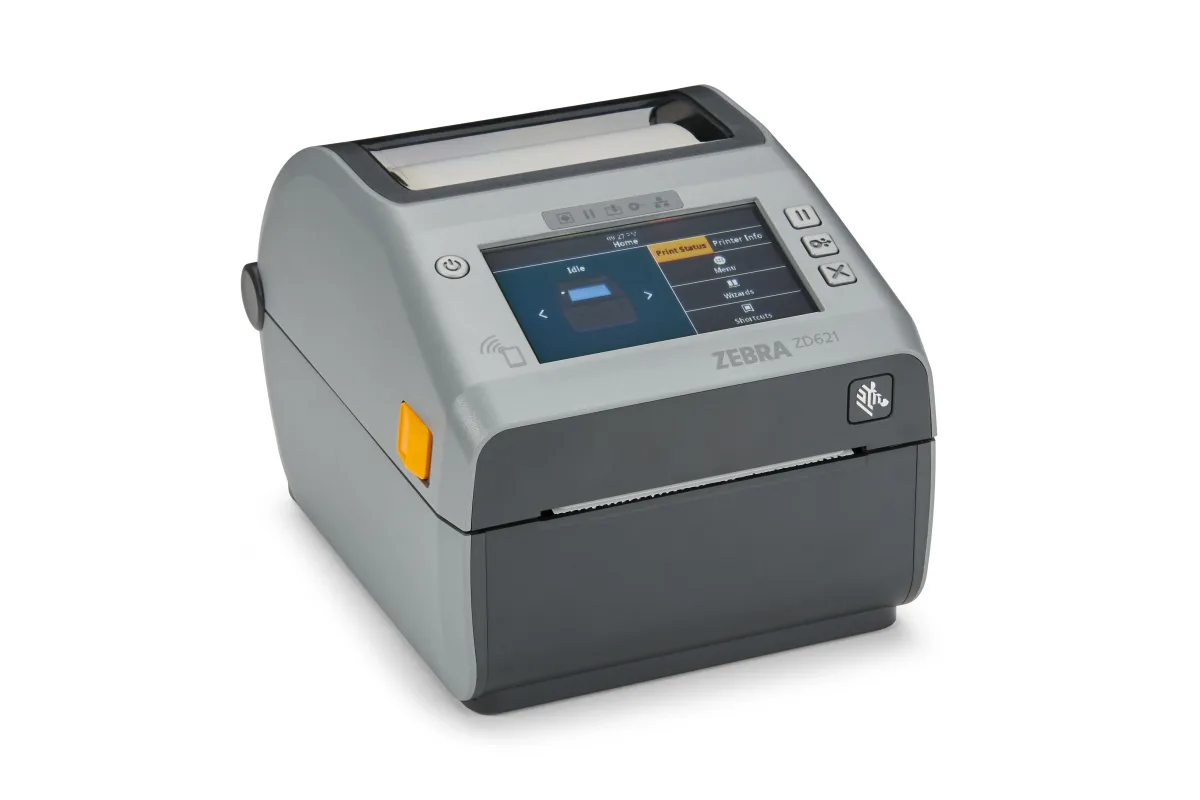Zebra ZD6A143-31EFR2EZ ZD621R TT Touch LCD 300 DPI USB Host LAN Serial BTLE5 Row Rfid