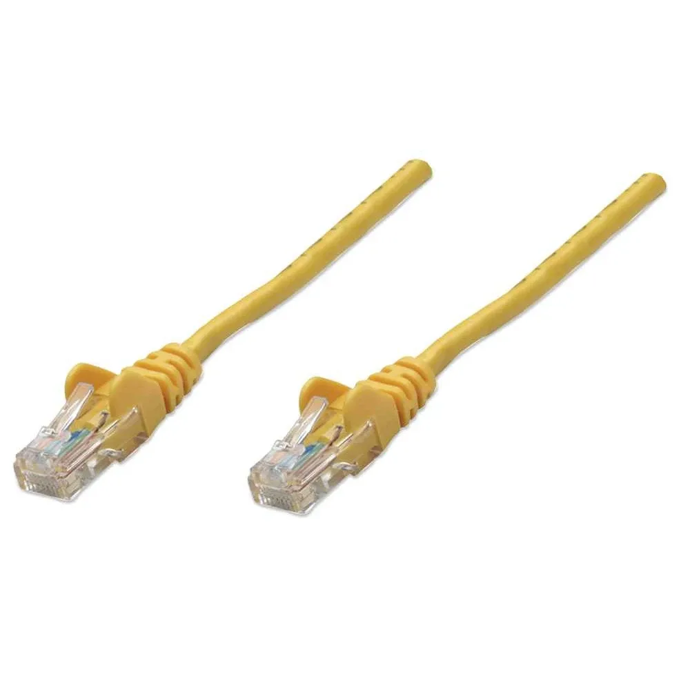 Intellinet 325974 Network Cable CAT5E Cca 10M Yellow U/Utp Snagless/Booted