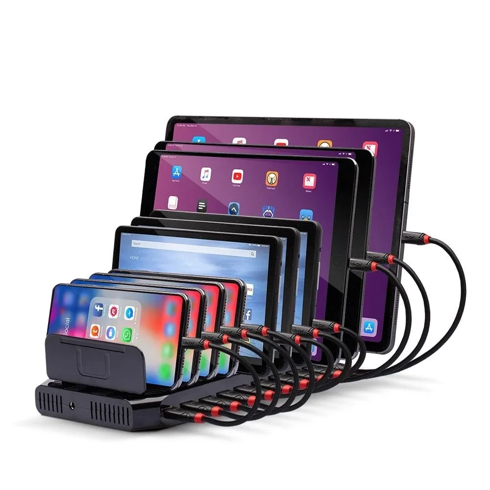 Lindy 73309 10 Port USB Charging Station for Tablets/Smartphones