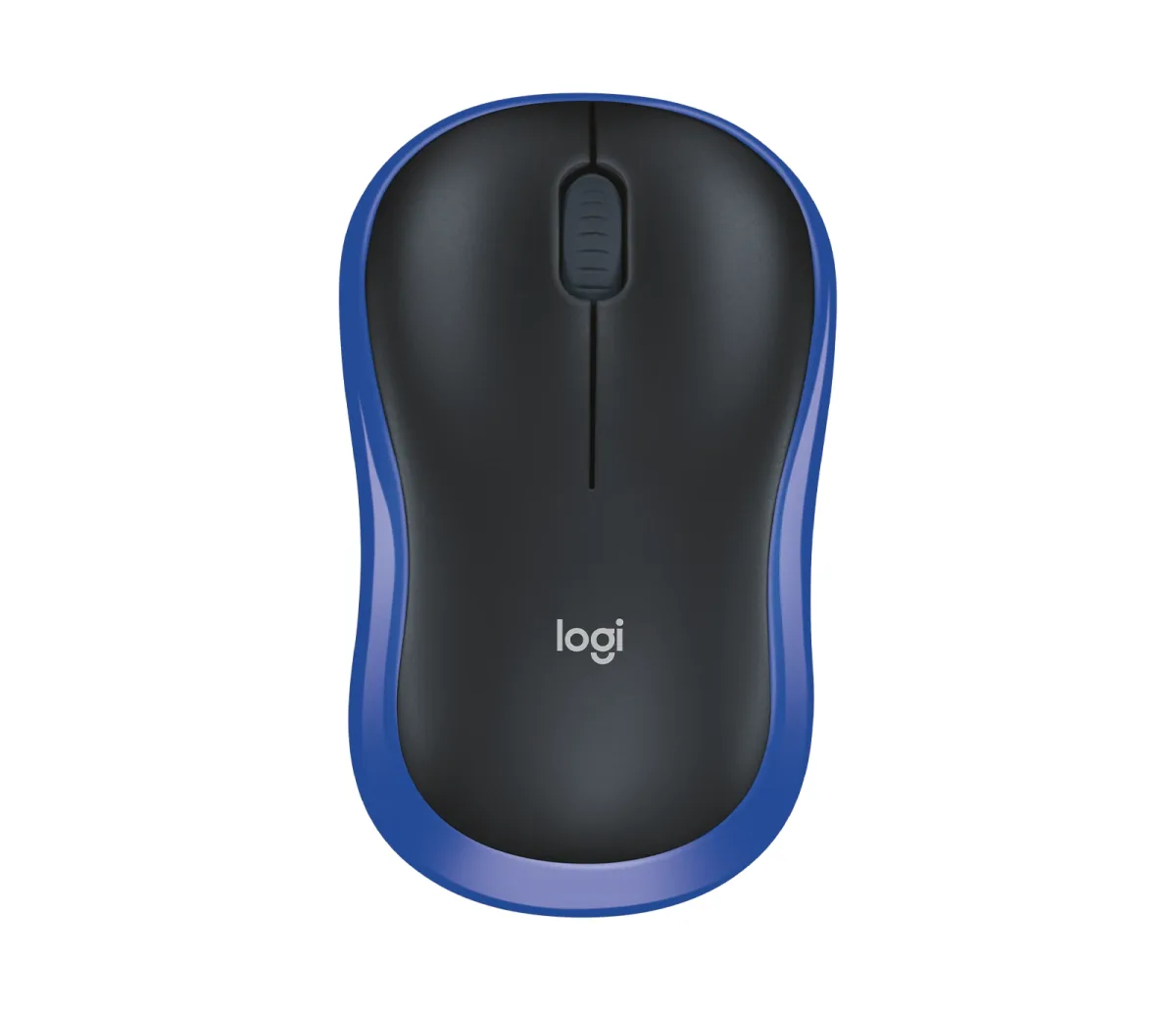 Logitech M185 Wireless Black & Blue Mouse