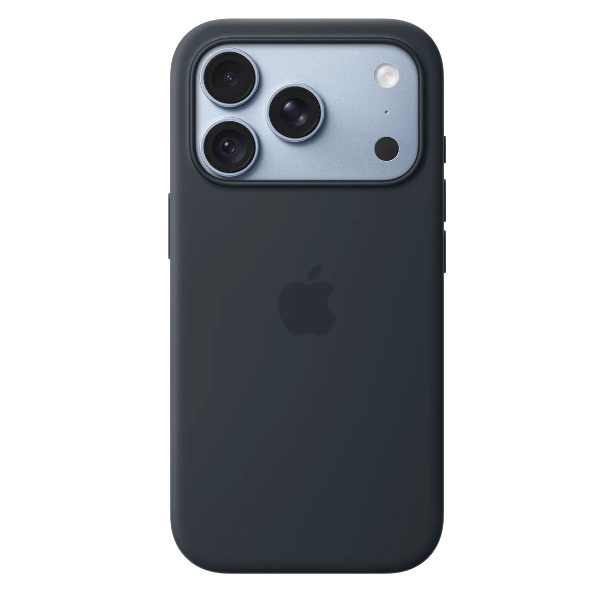 Apple - Protective cover for mobile phone - MagSafe compatibility - silicone - navy blue - for iPhone 18 Pro