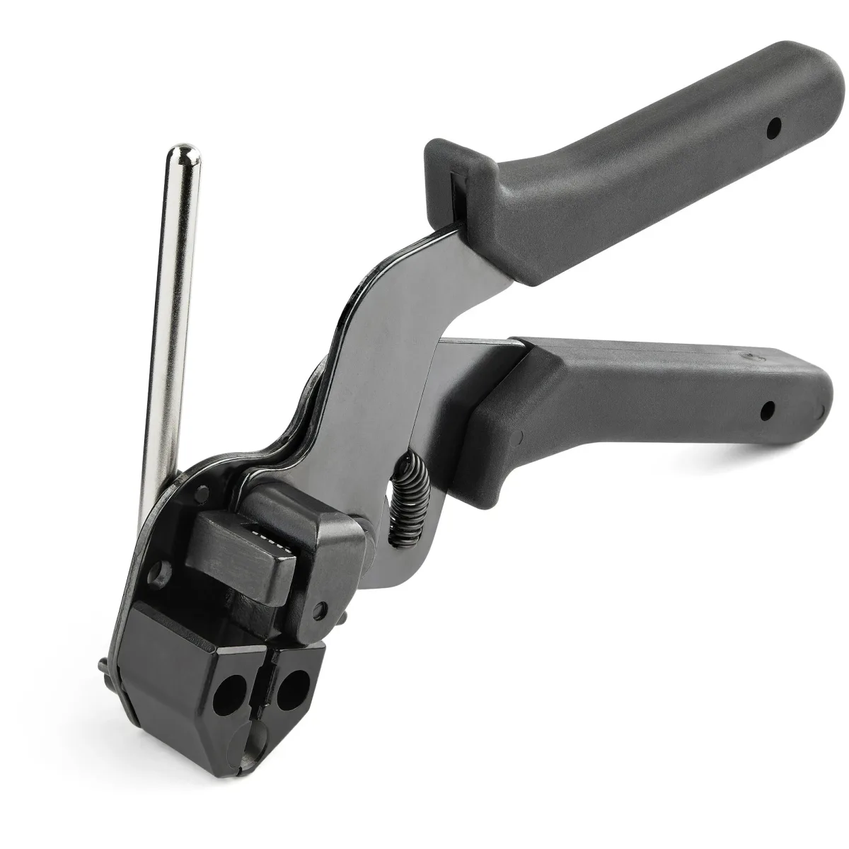 Startech Metal Cable Tie Tool, Metal Zip Tie Tightener Tool, Stainless Steel Cable Tie Installation Gun, Tensioning and Cutting Zip Ties Tool, Tensioner and Cutter for Metal Tie Wrap - 316SS Cable Tie Gun (CBMMCTTOOL)