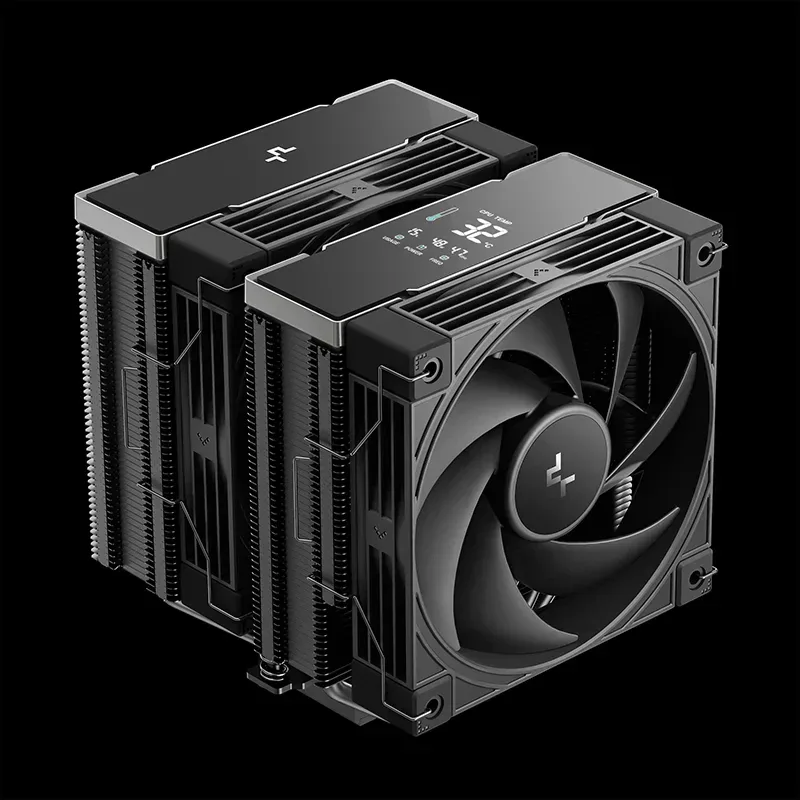 DeepCool AK620 G2 DIGITAL NYX Dual Tower CPU Cooler, Black, 2 x 120mm Fan,  6 x advanced  Copper Heatpipes, Intel/AMD
