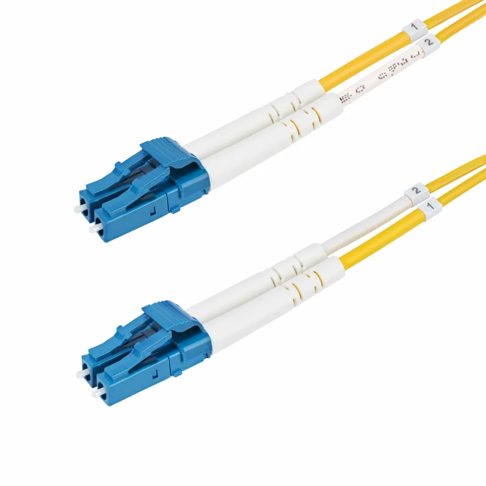 Startech Aqua OM4 Duplex Multimode Fiber - 1m / 3 ft - 100 Gb - 50/125 - OM4 Fiber - LC to LC Fiber Patch Cable (450FBLCLC1)