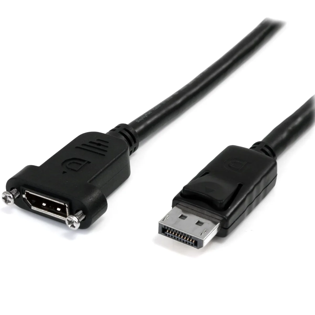 3FT PANEL MOUNT DISPLAYPORT CABLE DP VIDEO EXTENSION CORD