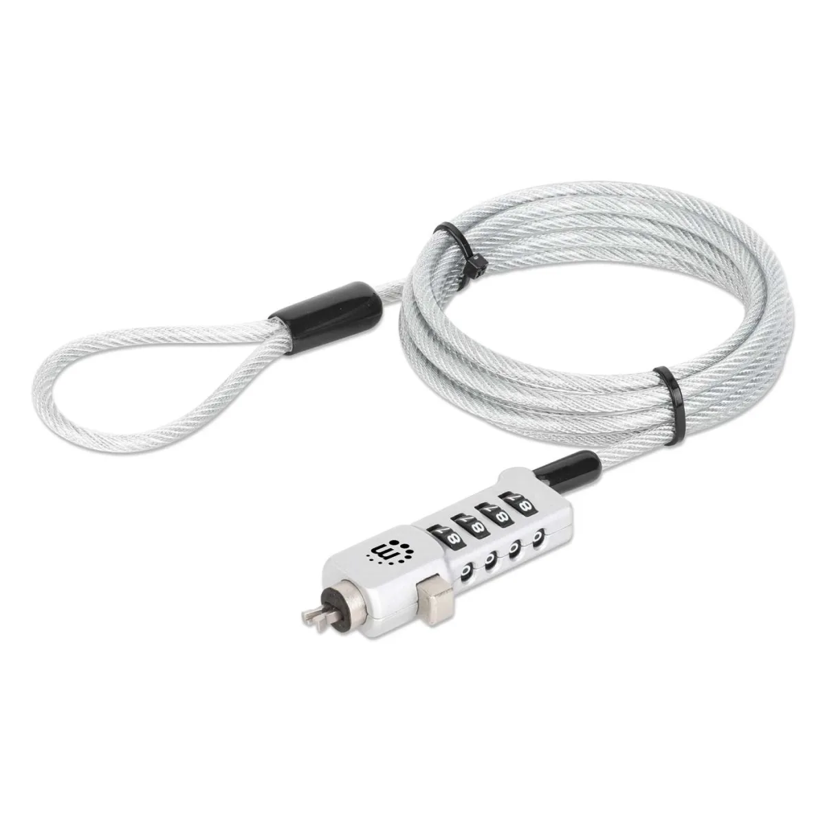 Manhattan 440301 Universal Laptop Lock 1.8M- Kensington Noble Wedge Nano