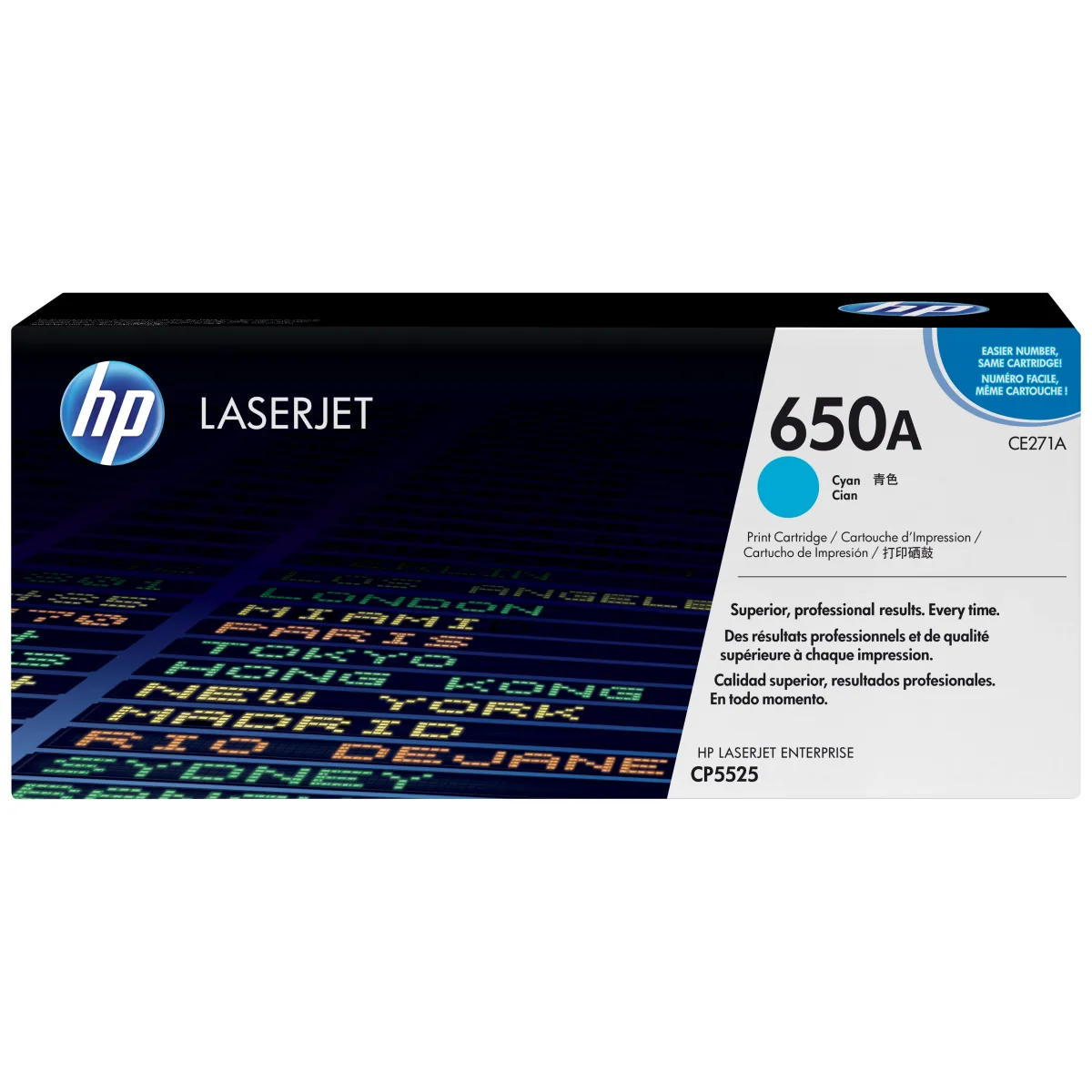 HP 650A - CE271A - 1 x Cyan - Toner cartridge