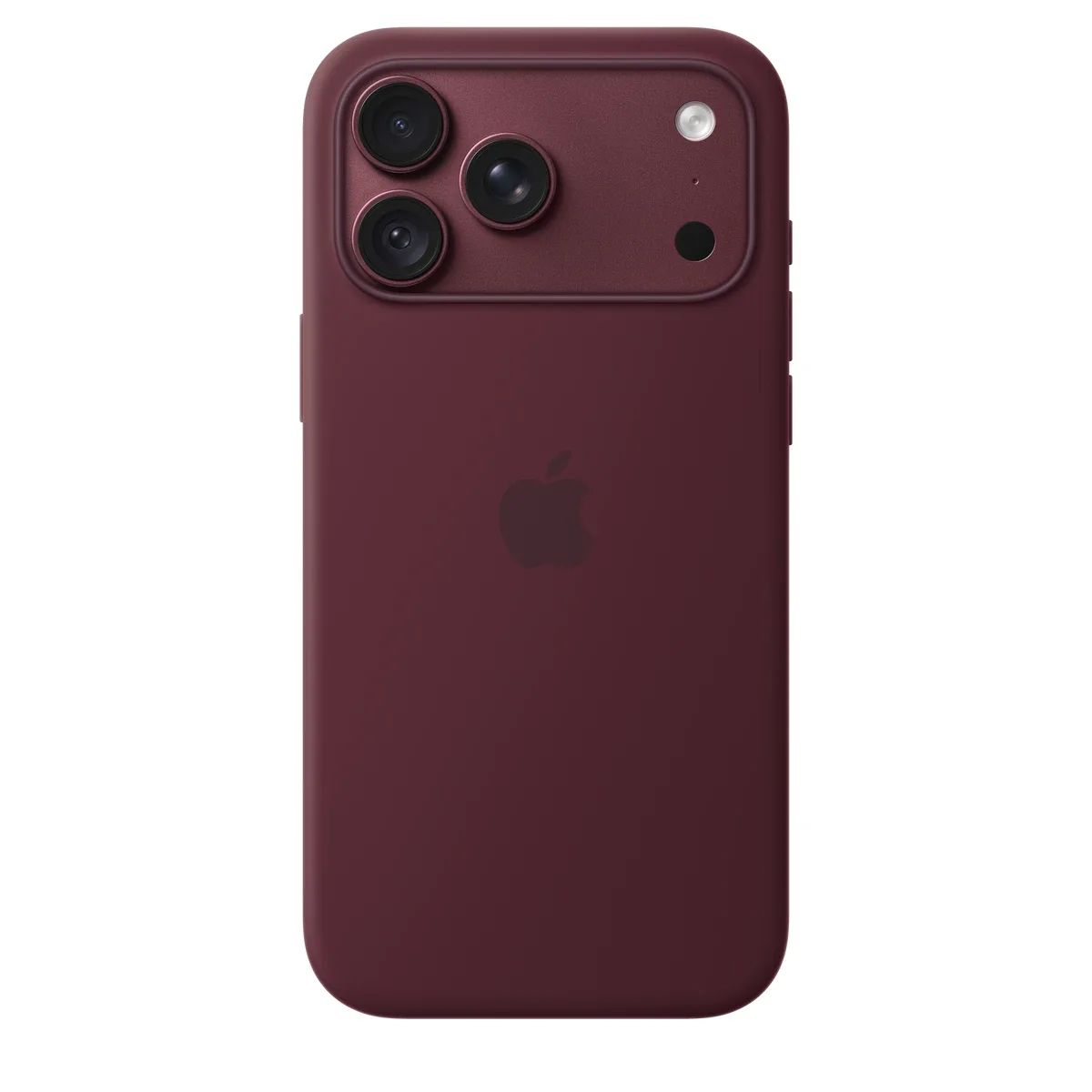 Apple - Protective cover for mobile phone - MagSafe compatibility - silicone - burgundy - for iPhone 18 Pro Max