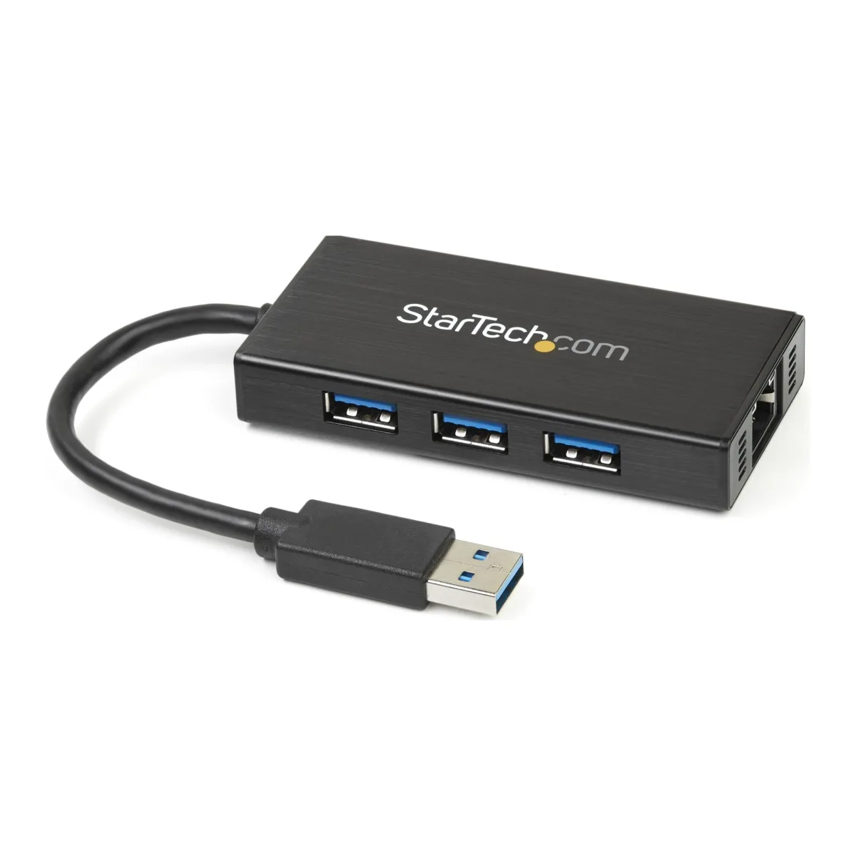 Startech USB 3.0 Hub with Gigabit Ethernet Adapter - 3 Port - NIC - USB Network / LAN Adapter - Windows & Mac Compatible (ST3300GU3B) - Hub - 3 x SuperSpeed USB 3.0 + 1 x 10/100/1000 - desktop - for P/N: PEXUSB3S2EI, PEXUSB3S42, PEXUSB3S7, SVA5H2NEUA