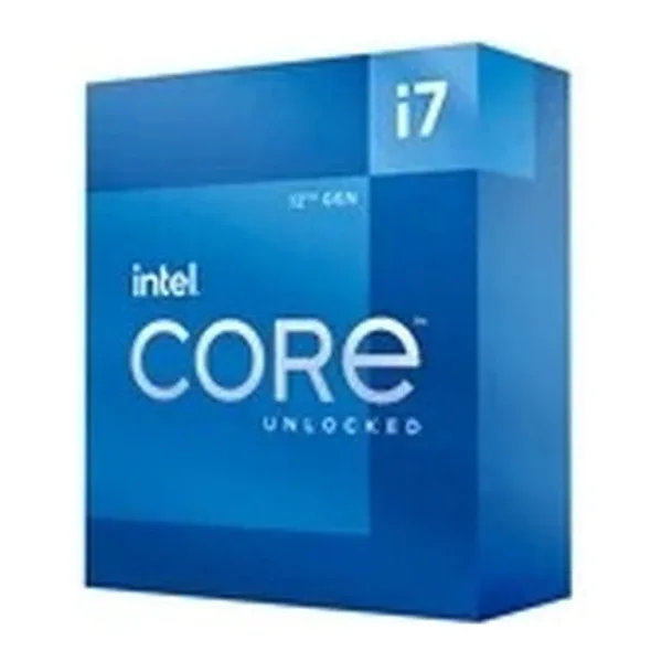 Intel 12th Gen Core i7-12700K 12 Core Processor 20 Threads, 3.6GHz up to 5.0GHz Turbo, Alder Lake Socket LGA1700, 25MB Cache, 125W, Maximum Turbo Power 190W Overclockable CPU, No Cooler