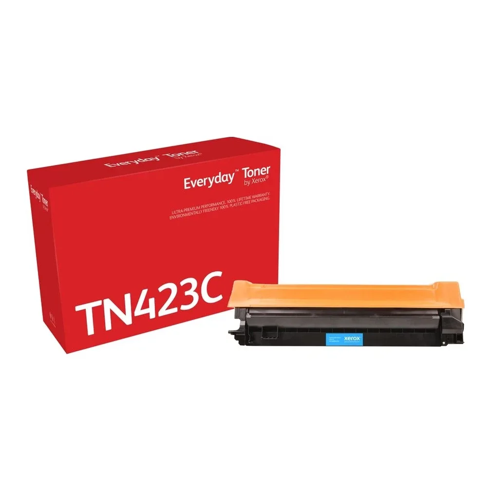 Xerox 006R04760 Everyday Cyan Toner Compatible with TN-421C High Capacity