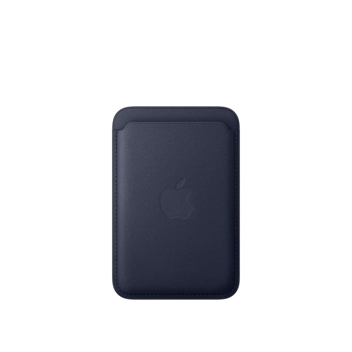 Apple - Wallet for mobile phone / credit card - MagSafe compatibility - microtwill, FineWoven - navy - for iPhone 12, 13, 14, 15, 16, 16e, 17, 17e, 18, Air