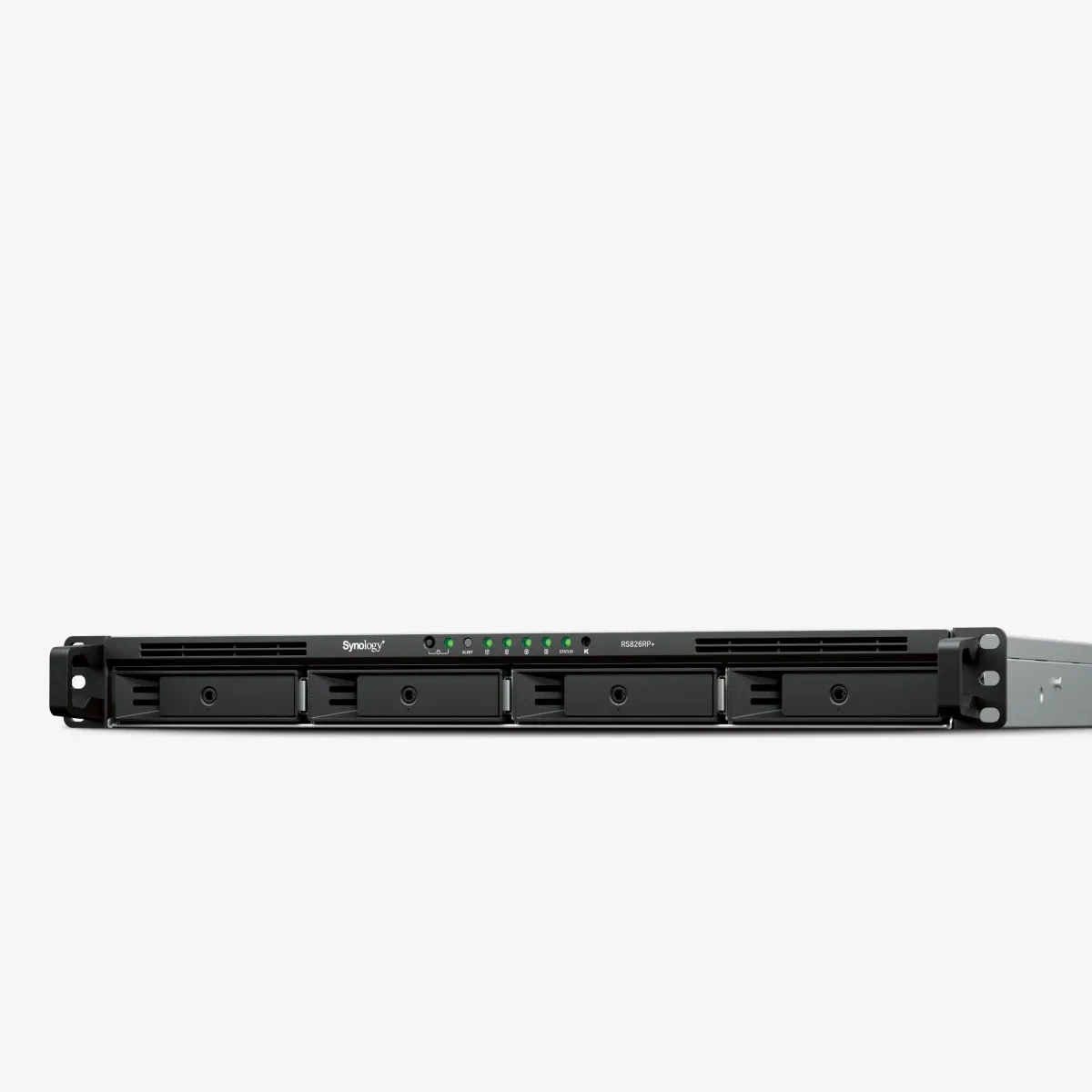 Synology RackStation RS826+ - NAS server - 4 bays - rack-mountable - SATA 6Gb/s - RAID JBOD, 0, 1, 5, 6, 10 - RAM 4 GB - Gigabit Ethernet - iSCSI support - 1U