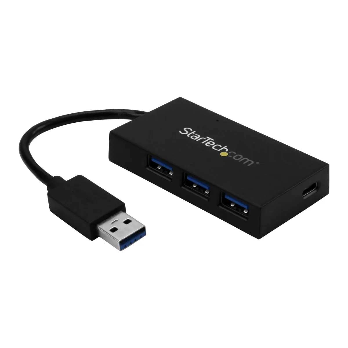 Startech 4 Port USB 3.0 Hub, USB Type-A Hub with 1x USB-C & 3x USB-A Ports (SuperSpeed 5Gbps), USB Bus Powered, USB 3.1/USB 3.2 Gen 1 Adapter Hub, Portable USB Hub for Laptop/Desktop - Windows/macOS/Linux (HB30A3A1CFB) - Hub - 4 x SuperSpeed USB 3.0 - desktop - for P/N: CFASTRWU3C, SDMSDRWU3AC