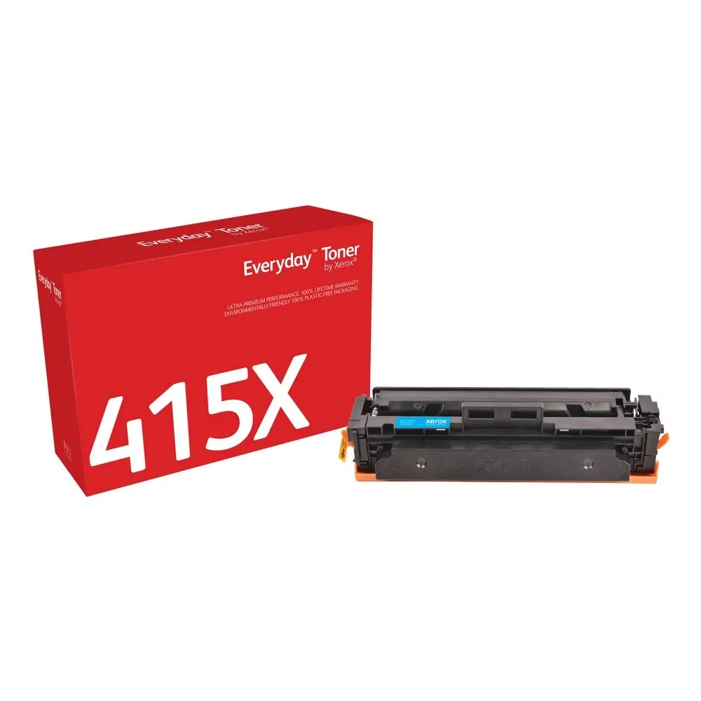 Everyday - High capacity - cyan - compatible - toner cartridge (alternative for: HP 415X, HP W2031X) - for HP Color LaserJet Pro M454, MFP M479