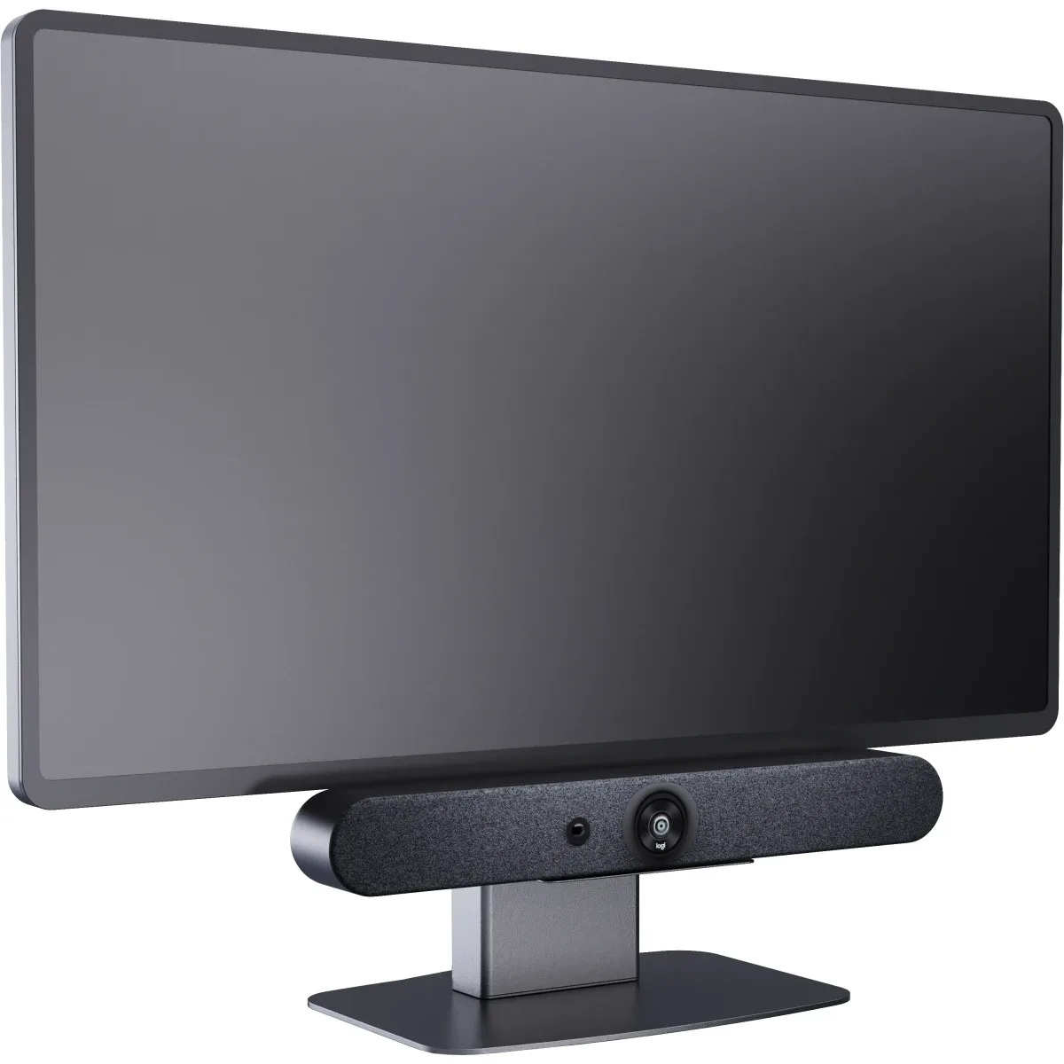 Large Display desk stand - for Microsoft Teams Rooms Express installations - fits display 37 to 65" with VESA sizes up to 600 x 400 - designed for express install for Microsoft teams rooms - avoids need for floor stand or wall mount - includes video bar shelf - mini PC can stow in column - cable management - swl 25 kg - black